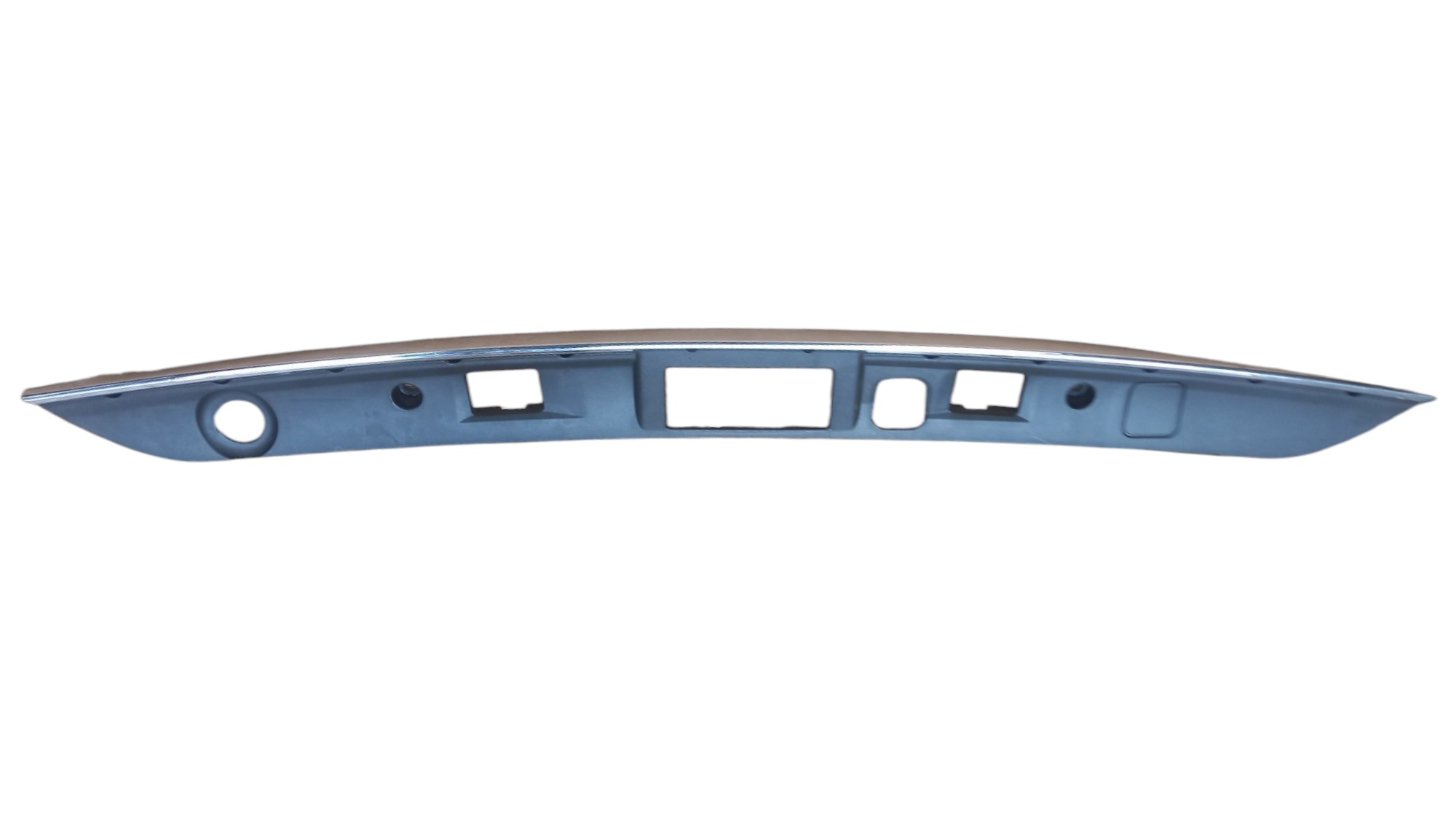 Moldura Cromada Suporte Placa Mercedes C180 C200 2012 2013 6