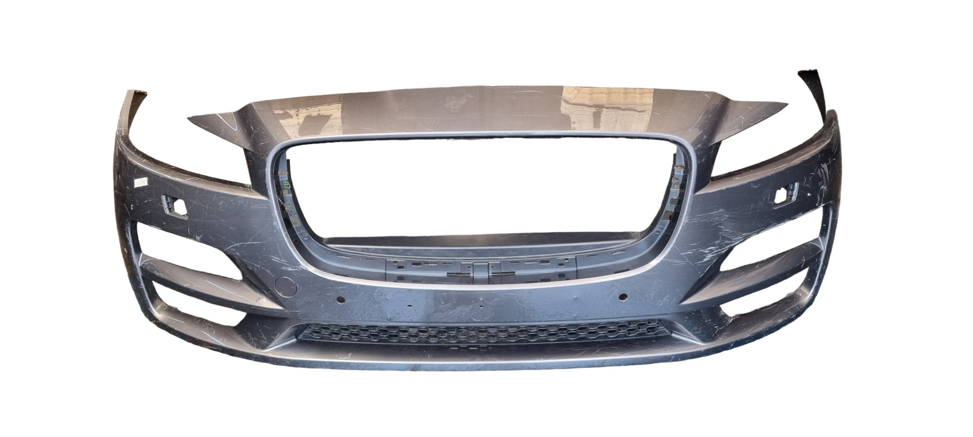 Parachoque Dianteiro Jaguar F Pace 2016 2018 Recuperado Cinz Cinza