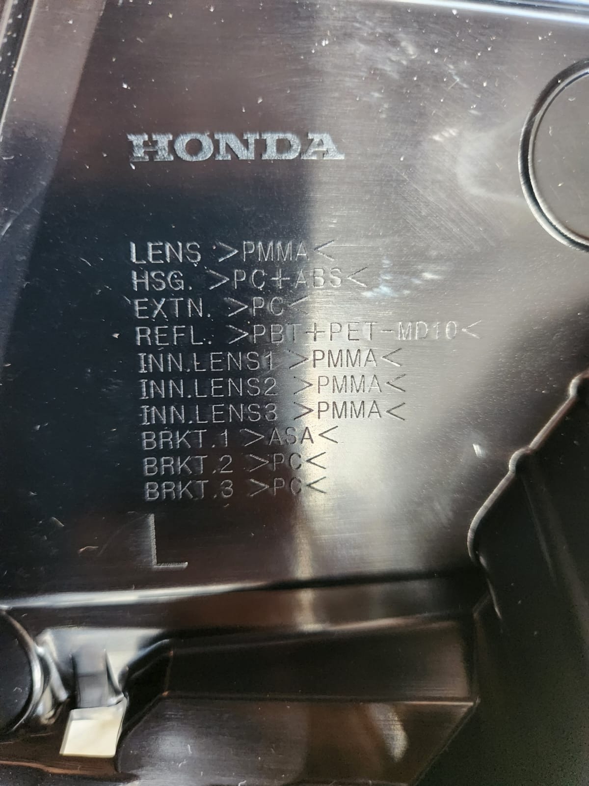 Lanterna Esquerda Honda City Hatch 2022 Led  Esquerdo Vermelho 8