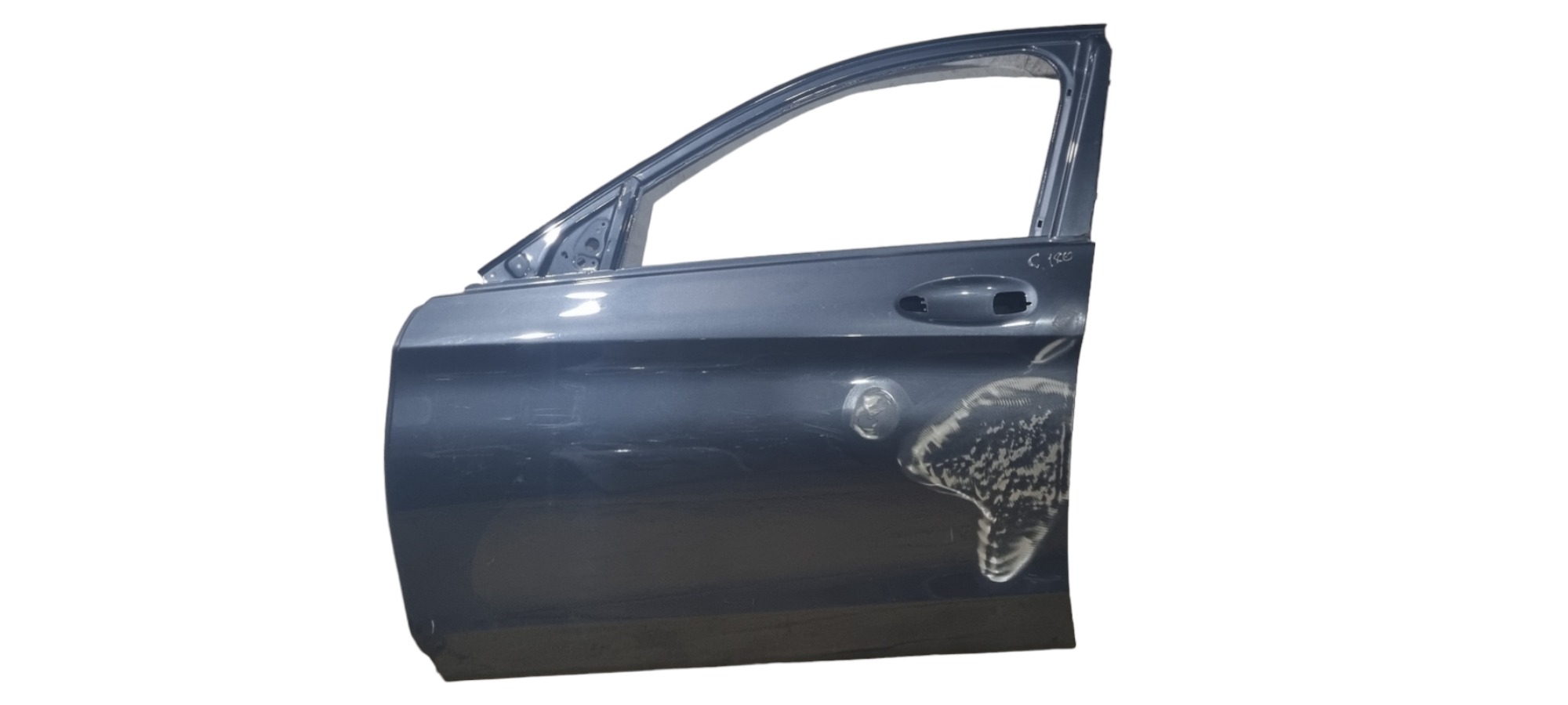 Porta Dianteira Esquerda Mercedes C180 2015 2016 Recuperada  Dianteira Esquerdo Azul