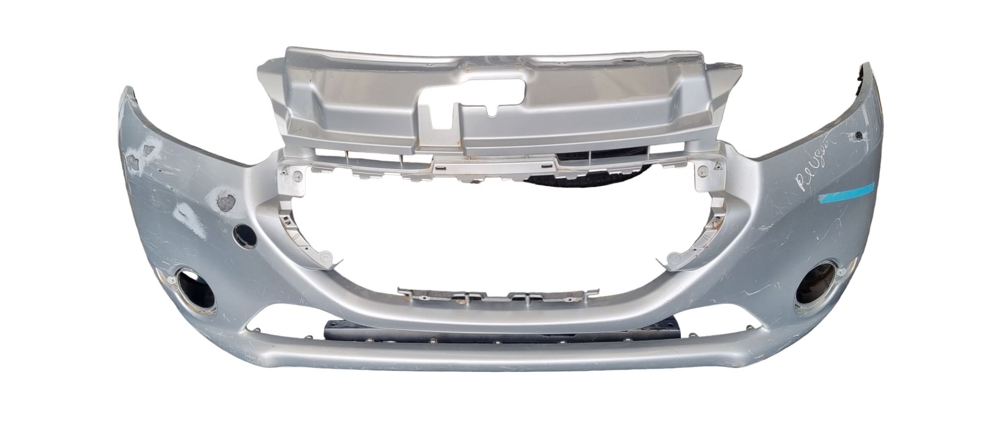 Parachoque Dianteiro Peugeot 208 2013 2015 2016 Recuperado Prata