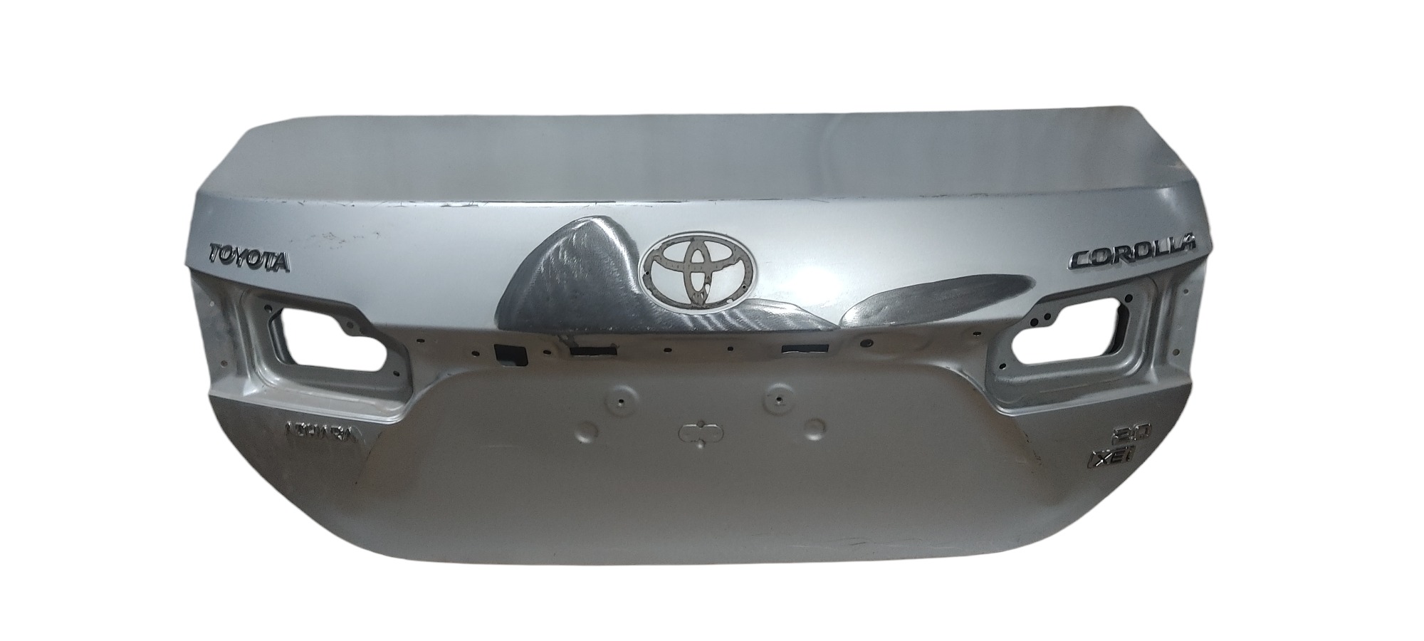 Toyota Corolla Traseira Tampa Prata  2016 2017 2018 2019  Prata 2