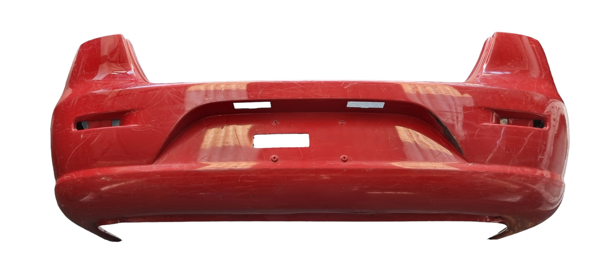 Fiat Siena Parachoque Traseiro Vermelho 2008 2014 Recuperado