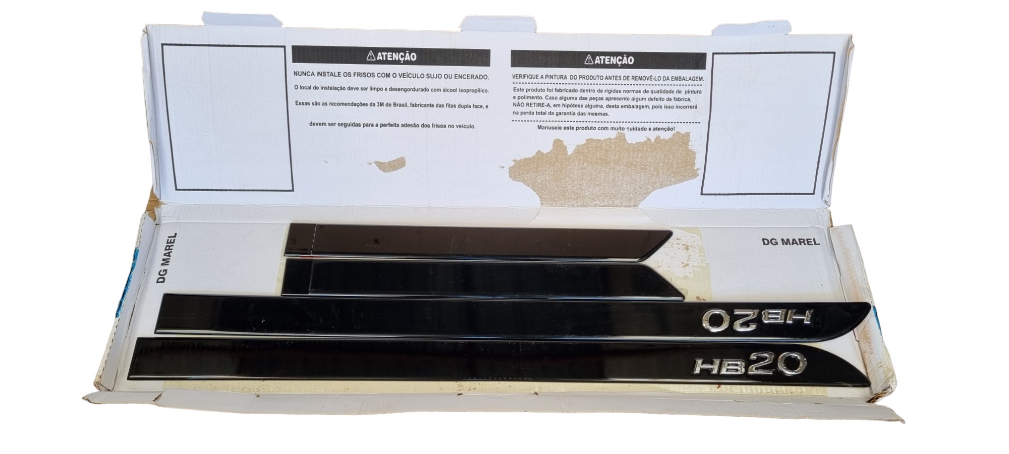 Frison Lateral Hyundai Hb20 Preto Preto