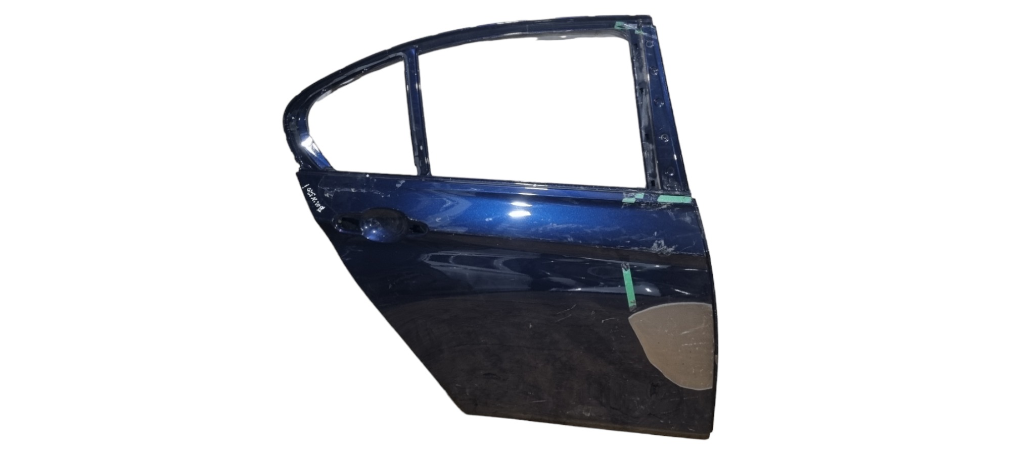 Porta Traseira Direita Bmw 320 325  Recuperada Traseira Direito Azul