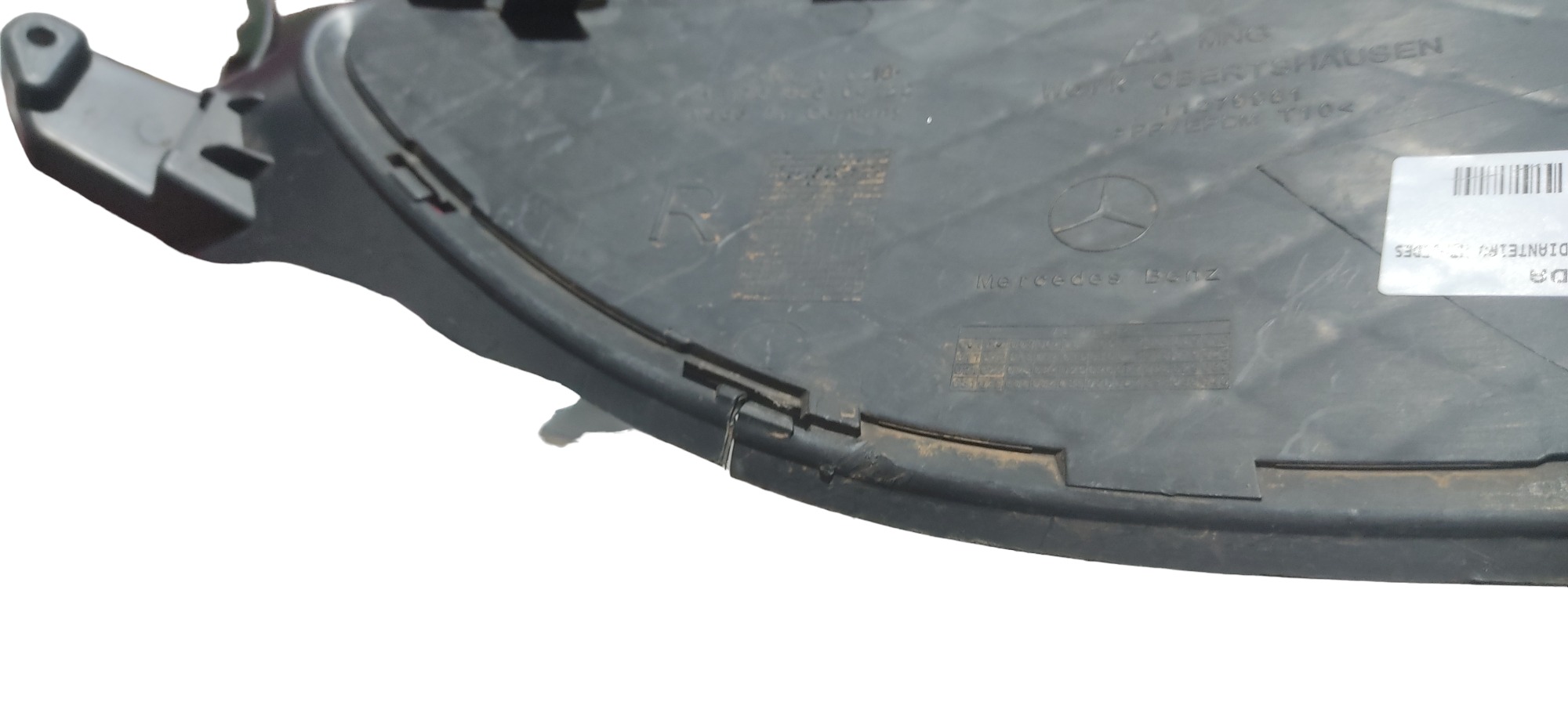 Grade Milha Direita Mercedes A A200 2014 Com Detalhe Preto Plástico 5