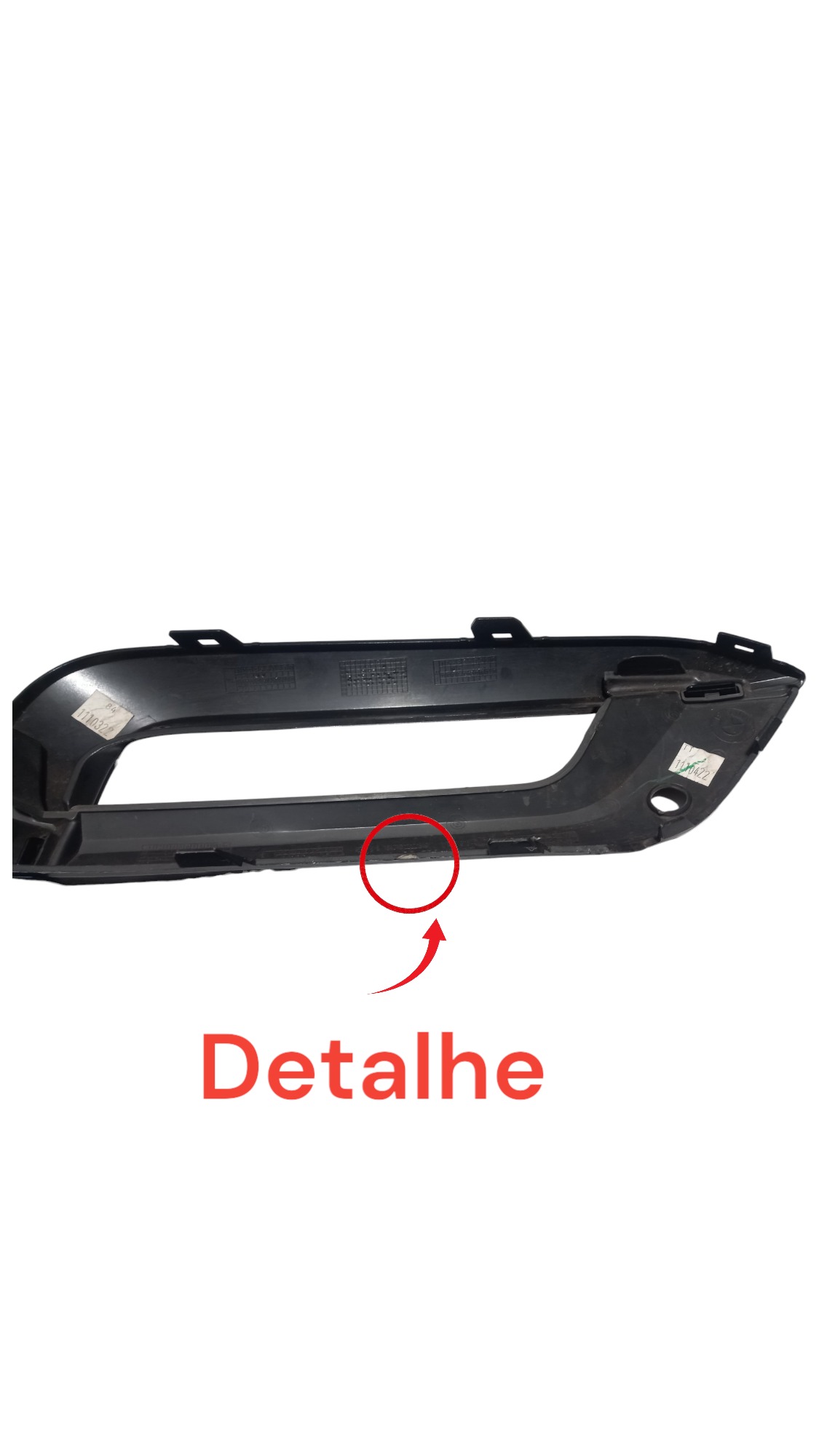 Moldura Milha Esquerdo Bmw X6 2020 2011 Preto Esquerdo 3