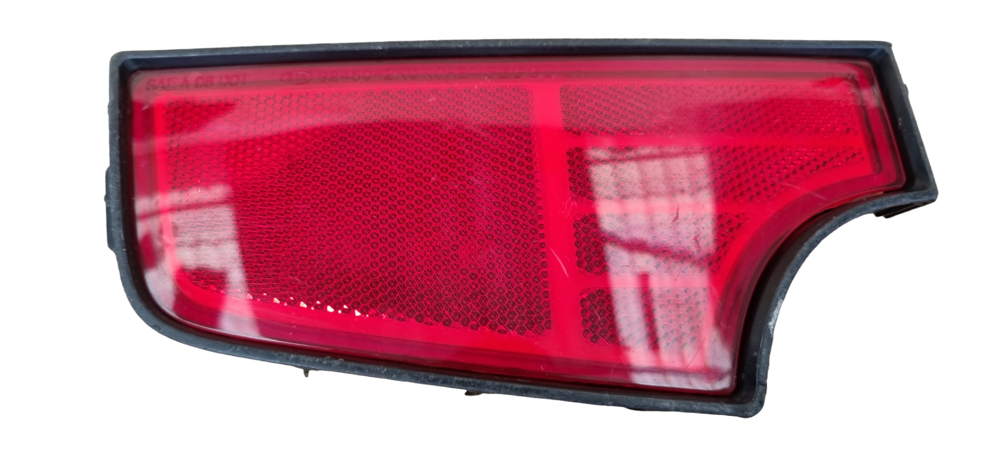Defletor Kia Soul Esquerdo Traseiro Vermelho  Vermelho