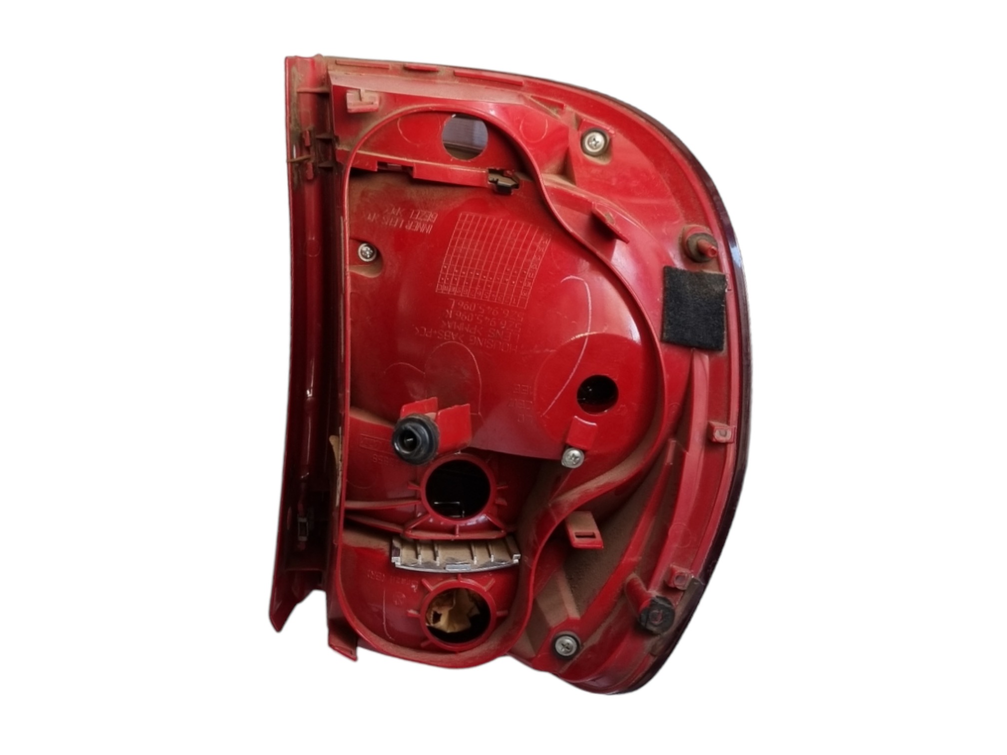 Lanterna Direita Volkswagen Fox 2010 2012 Lente Arranhada 5
