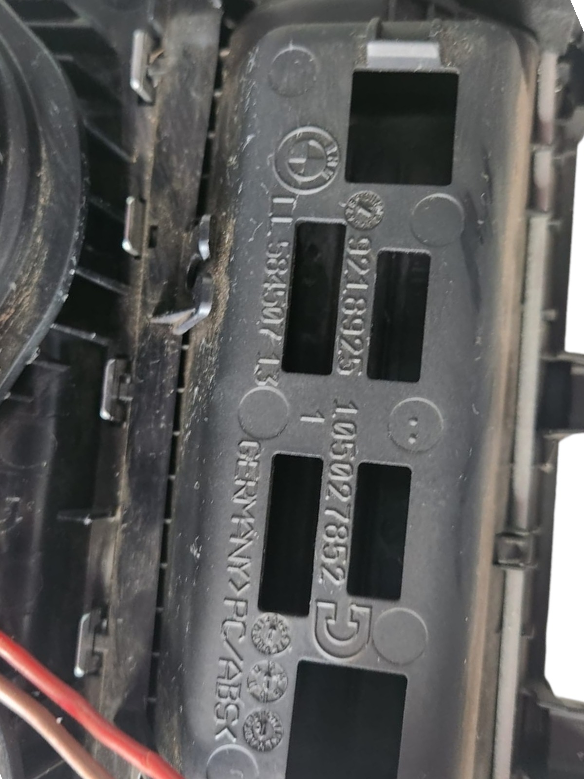 Moldura Do Console Porta Copo Bmw 320i 328 2014 2015  Preto 4
