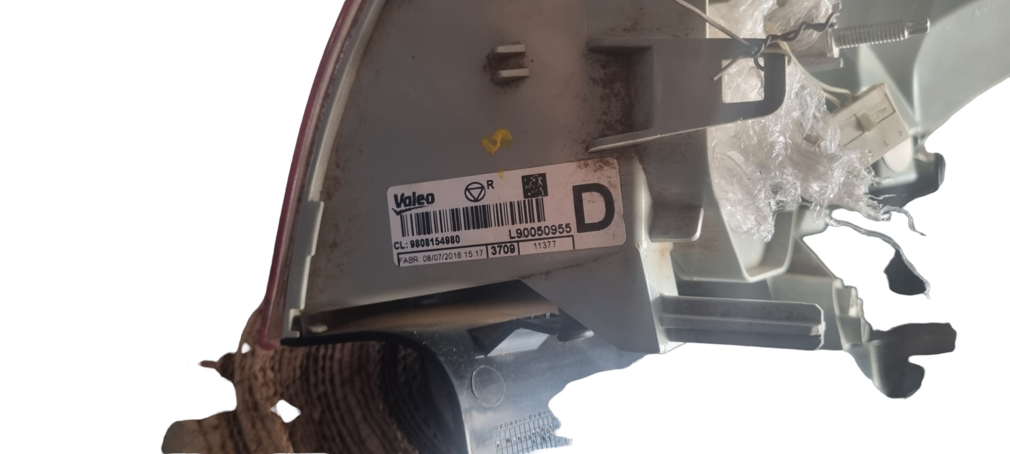Lanterna Direita Peugeot 2008 2015 2018 2019 Recuperada  Direito Vermelho 5