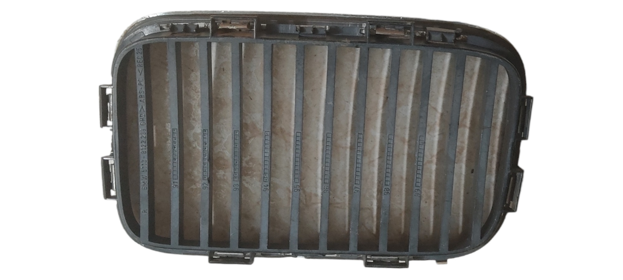 Grade Superior Direita Bmw 320 325 1997 1999 C/detalhe Preto 3