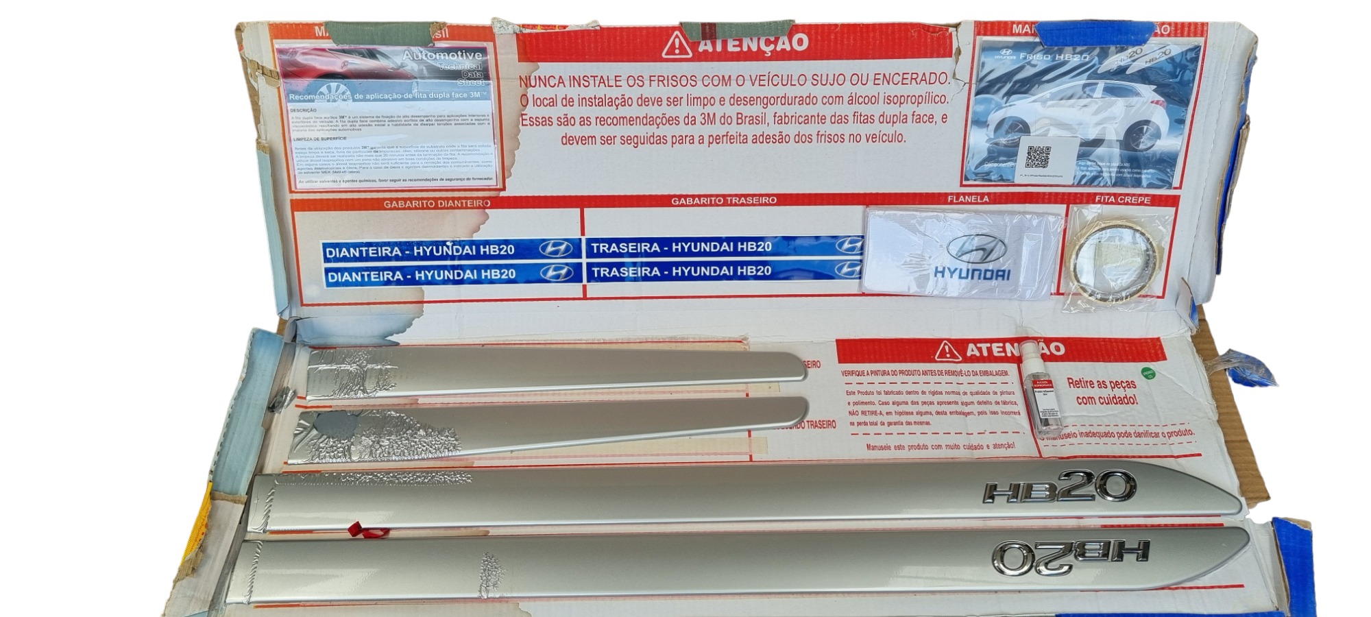 Friso Kit Lateral Hyundai Hb20 Cinza