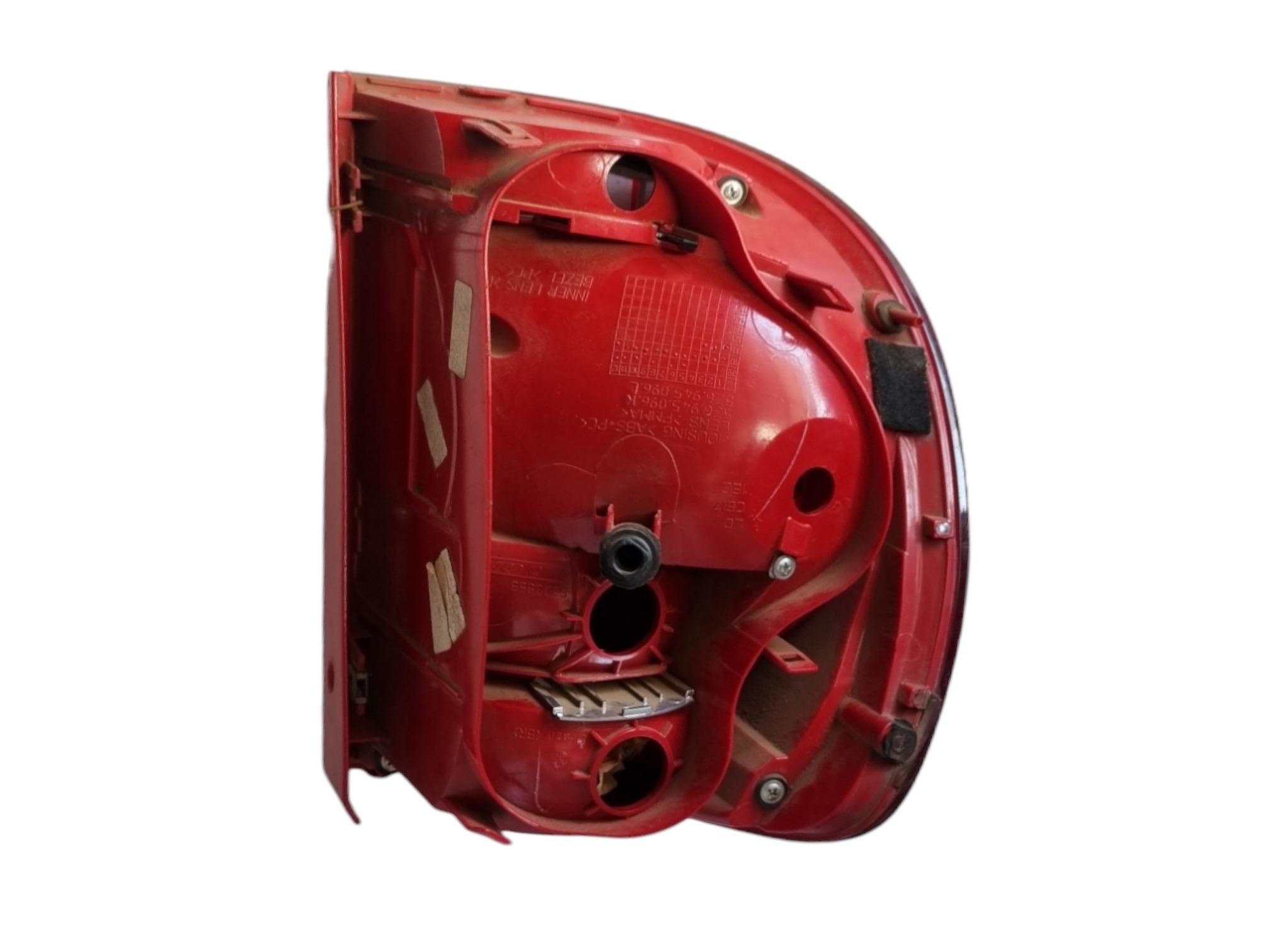 Lanterna Direita Volkswagen Fox 2010 2012 Lente Arranhada 4