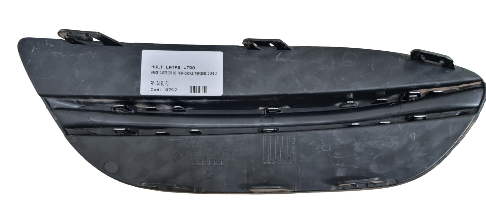 Grade Milha Direita Mercedes C180 C200 2015 2016 2017 2