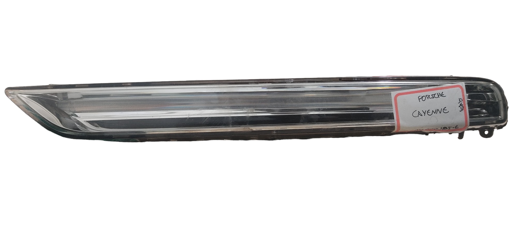 Farol Milha Led Esquerdo Porsche Cayenne 2015 2016 Detalhes Transparente