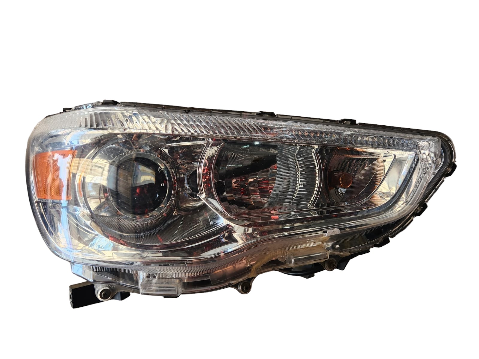 Farol Direito Mitsubishi Asx Lente Recuperada F/orelha