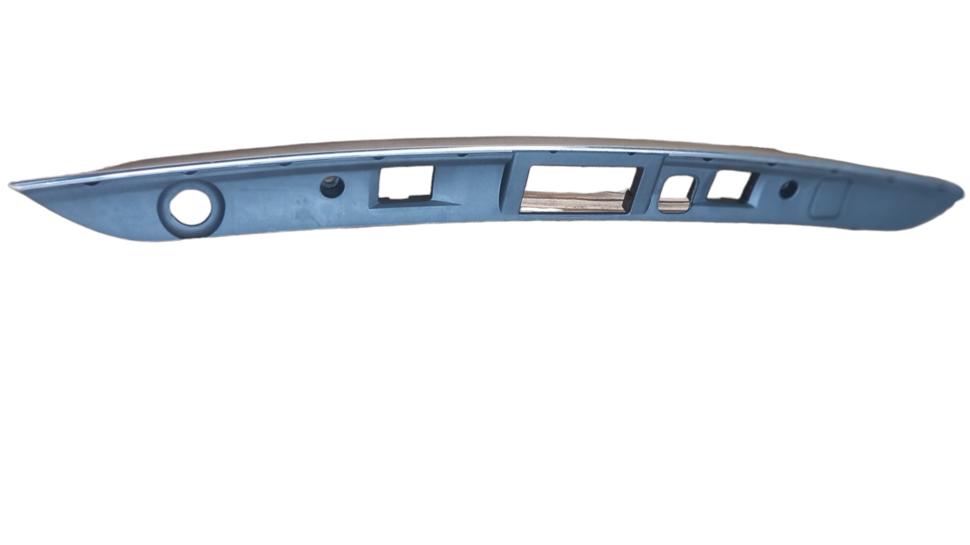 Moldura Cromada Suporte Placa Mercedes C180 C200 2012 2013 1