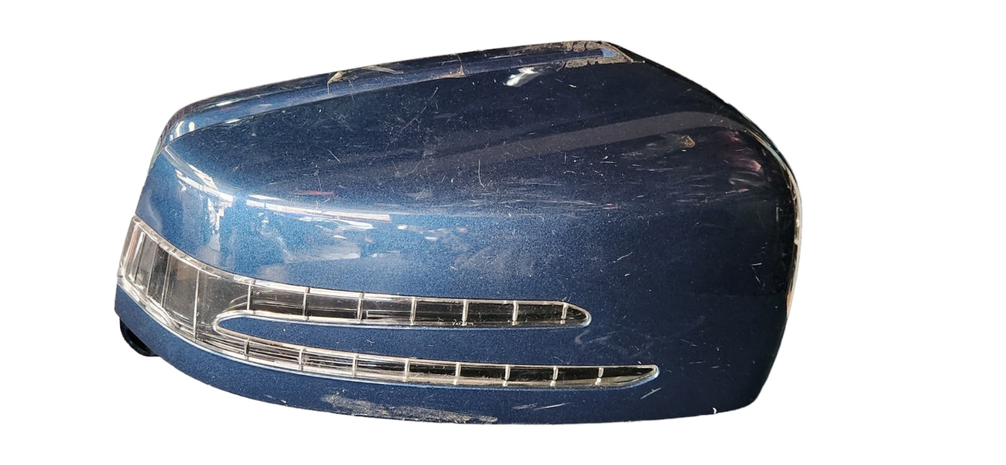 Capa Do Retrovisor Direito Mercedes E350 Azul