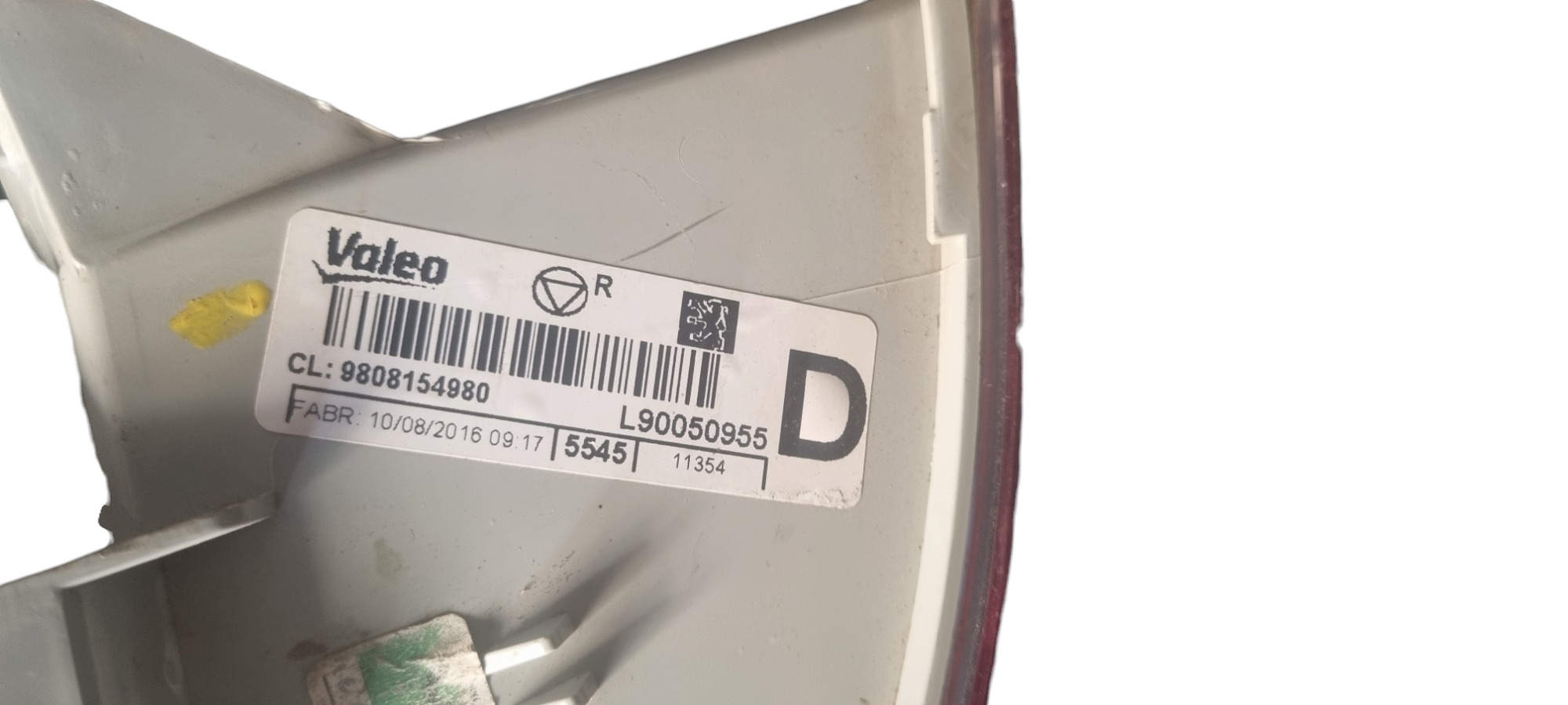 Lanterna Direita Peugeot 2008 2015 2018 2019 Recuperado  Direito/passageiro Vermelho 7