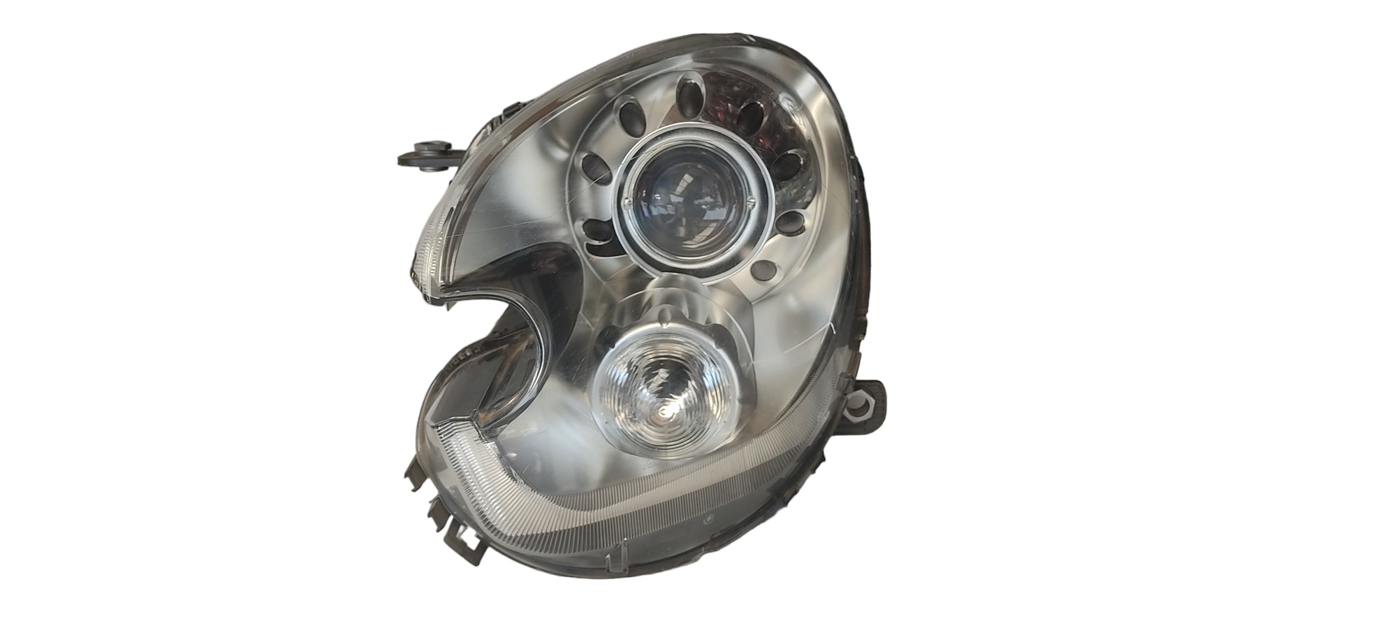Farol Esquerdo Mini Cooper Spaceman 2012 Detalhe Na Carca Esquerdo