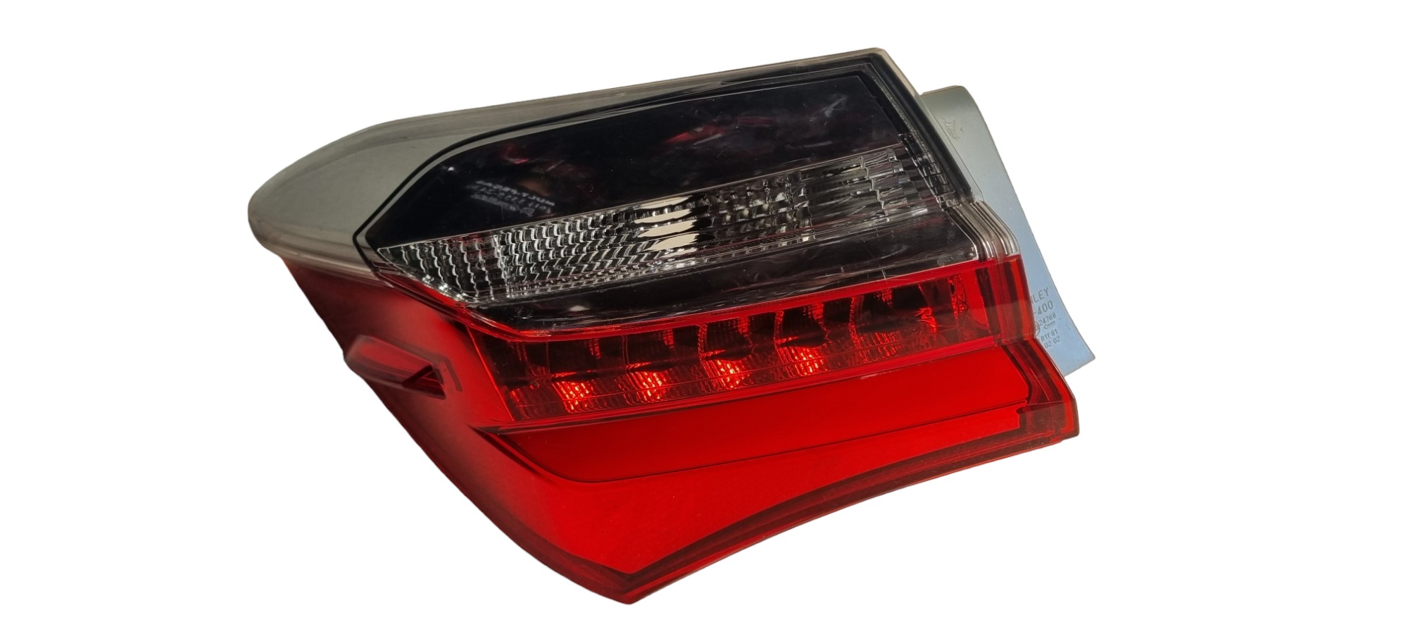 Lanterna Esquerda Toyota Corolla 2018 Lente C Detalhe Esquerdo Vermelho 1