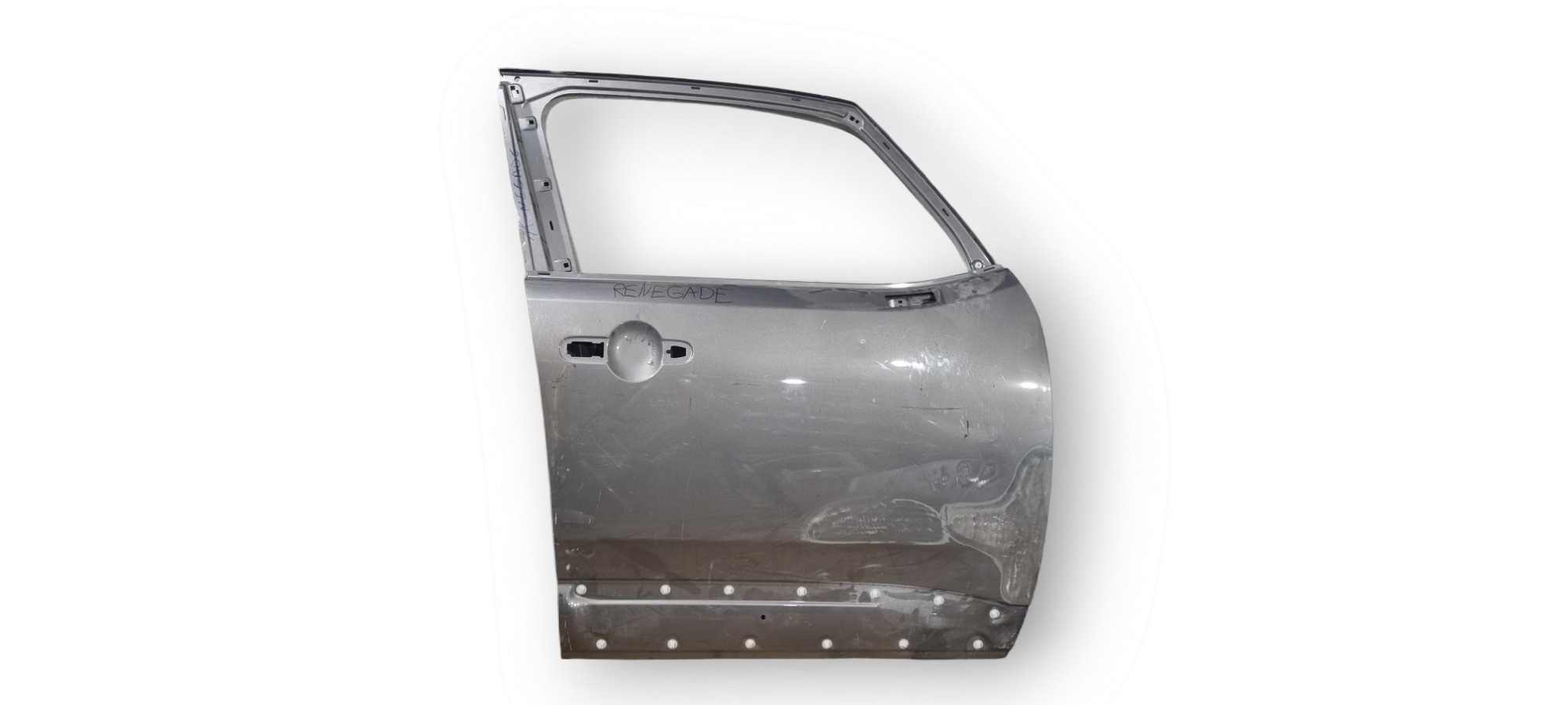 Porta Dianteira Direita Jeep Renegade 2018 Recuperada Dianteira Direito Prata
