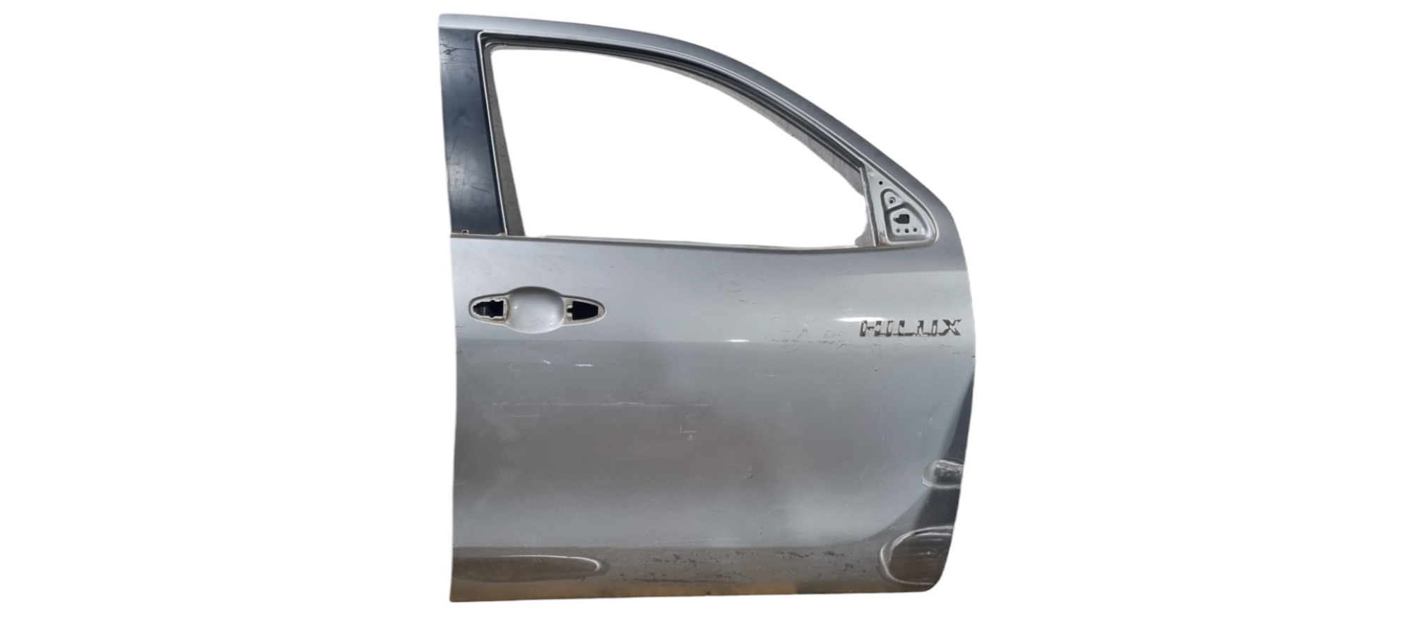 Porta Dianteira Direita Toyota Hilux 2017 Recuperada  Dianteira Direito Prata