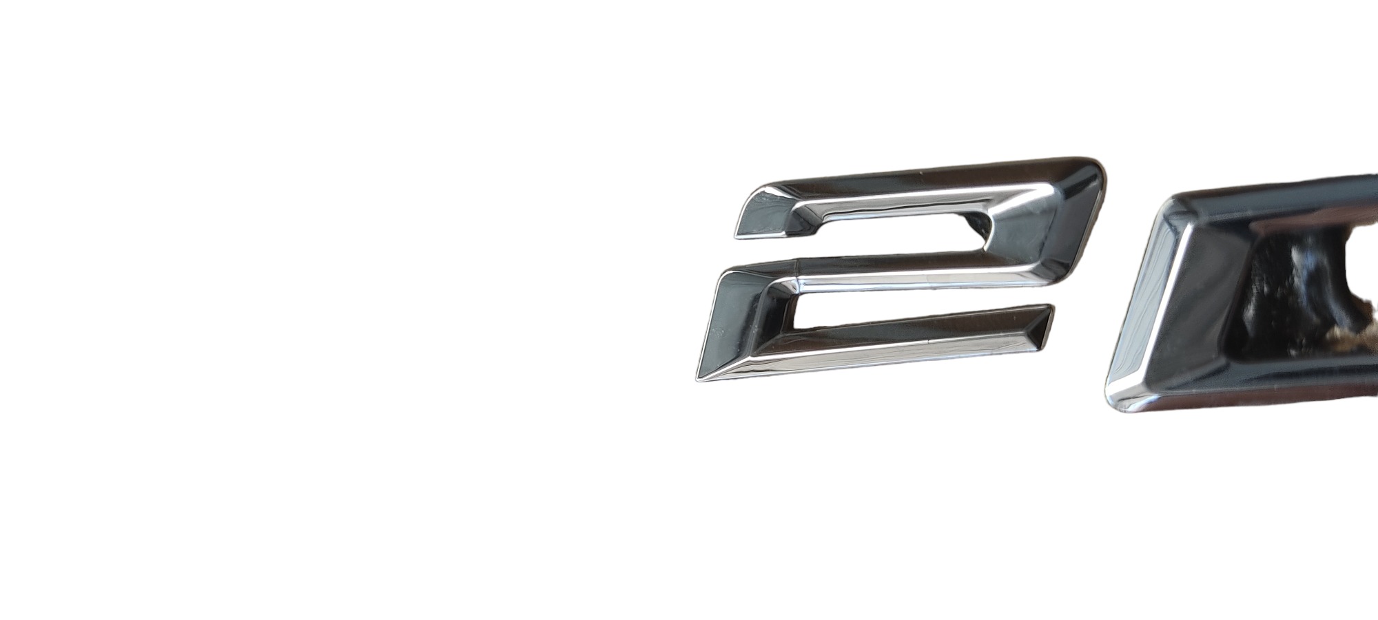 Letras Emblema Bmw 320i Cromado Cromado 3