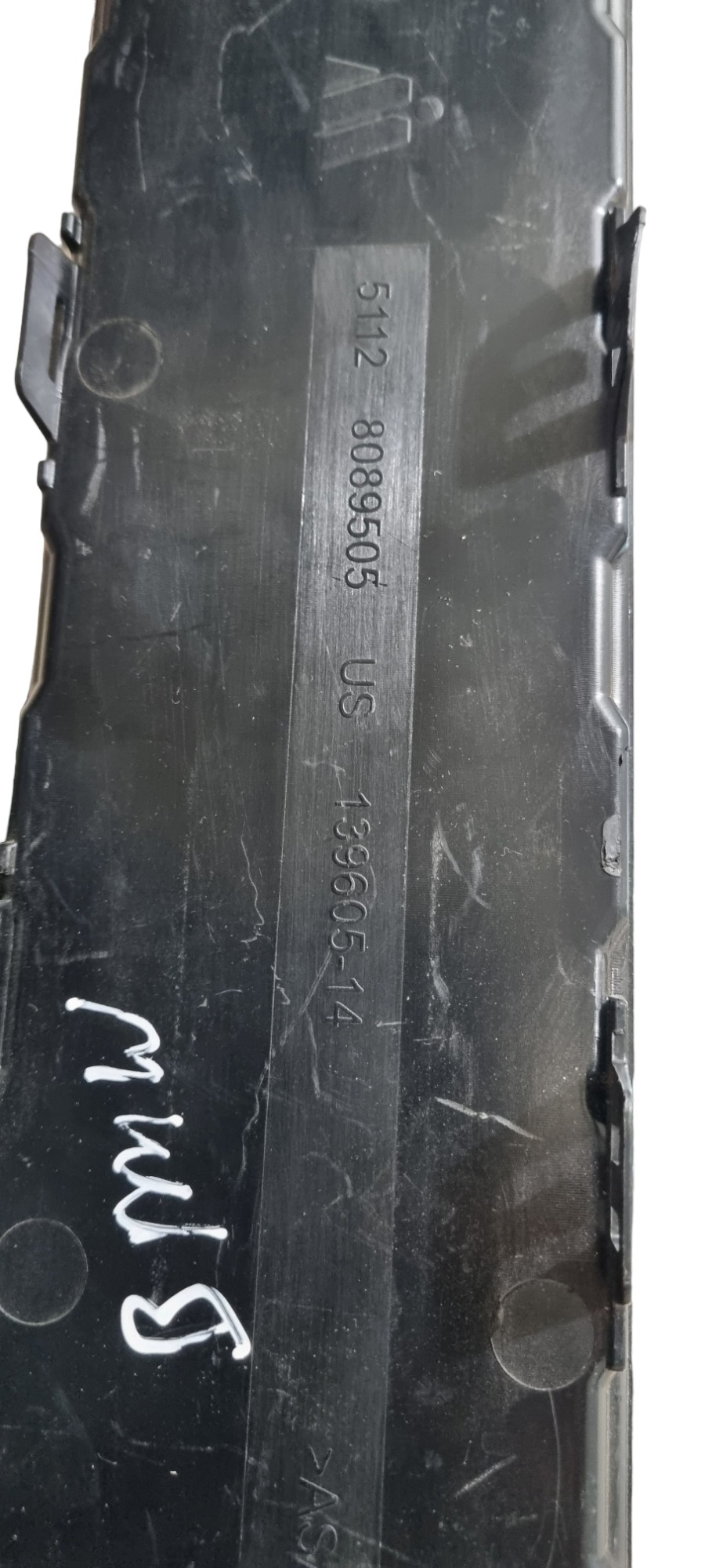 Grade Moldura  Traseira Esquerda Bmw X4 2018 Preto Sn 5