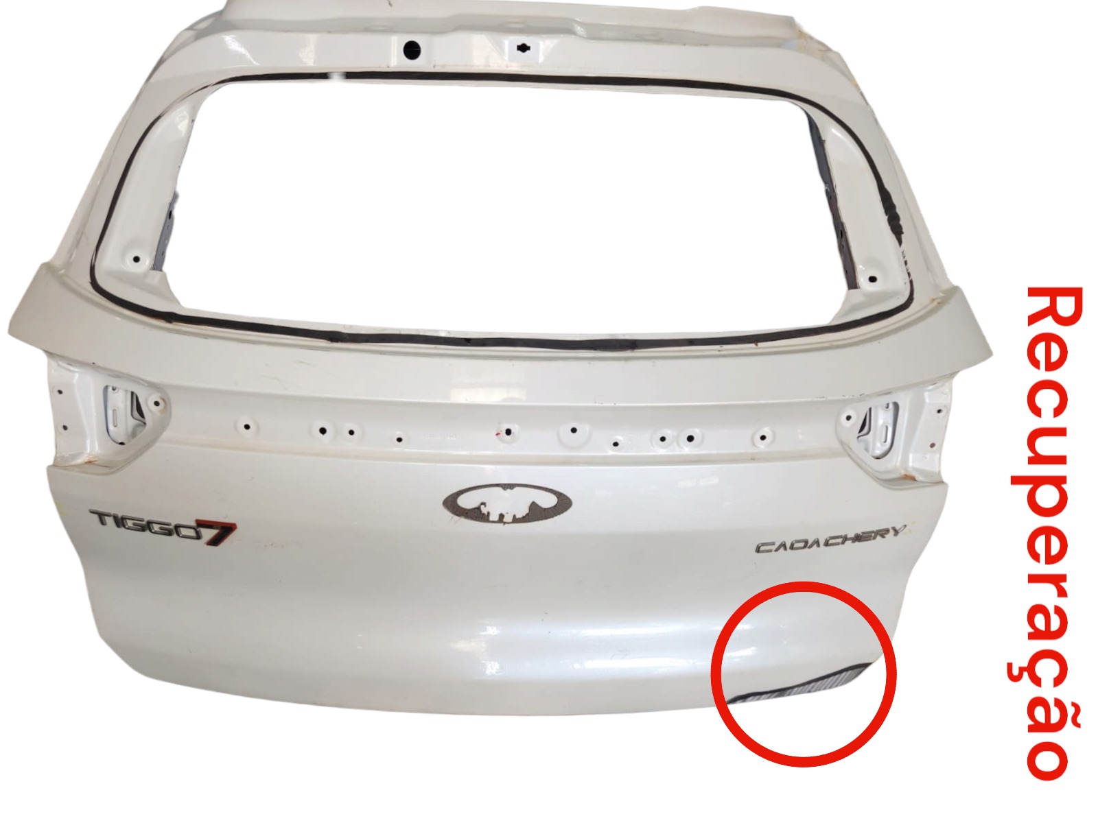 Chery Tiggo 7 Traseira Tampa 2021 2022 Branco 3