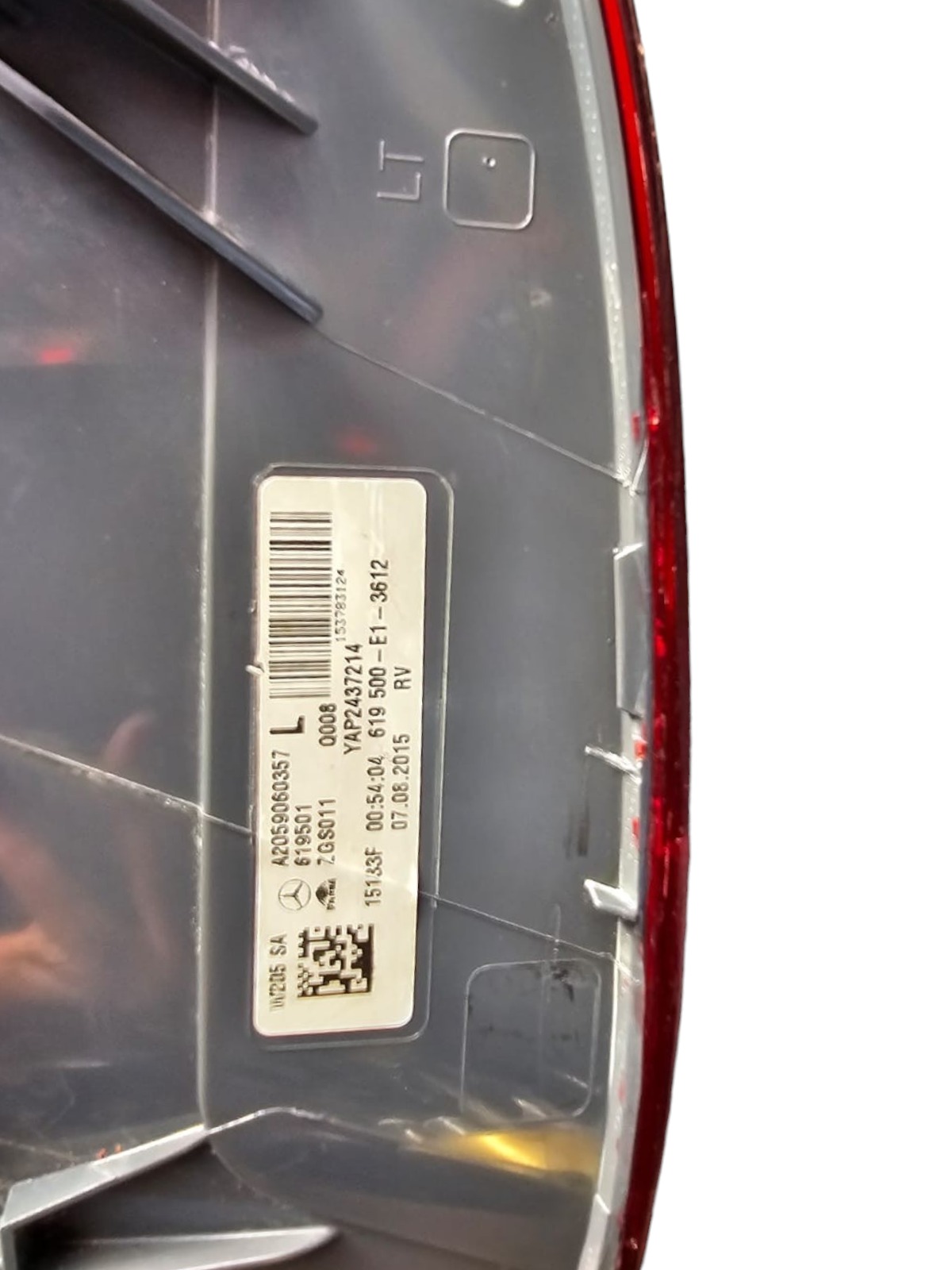 Lanterna Esquerda Mercedes C180 C200 2015 2016 8
