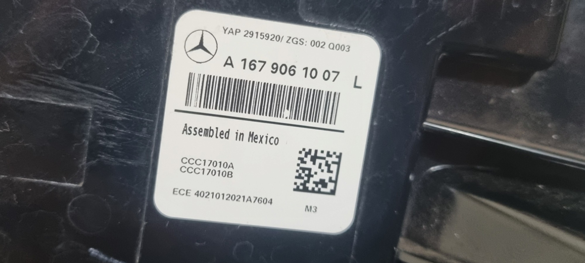 Lanterna Esquerda Mercedes Gle 2019 2020 2021 2022 9