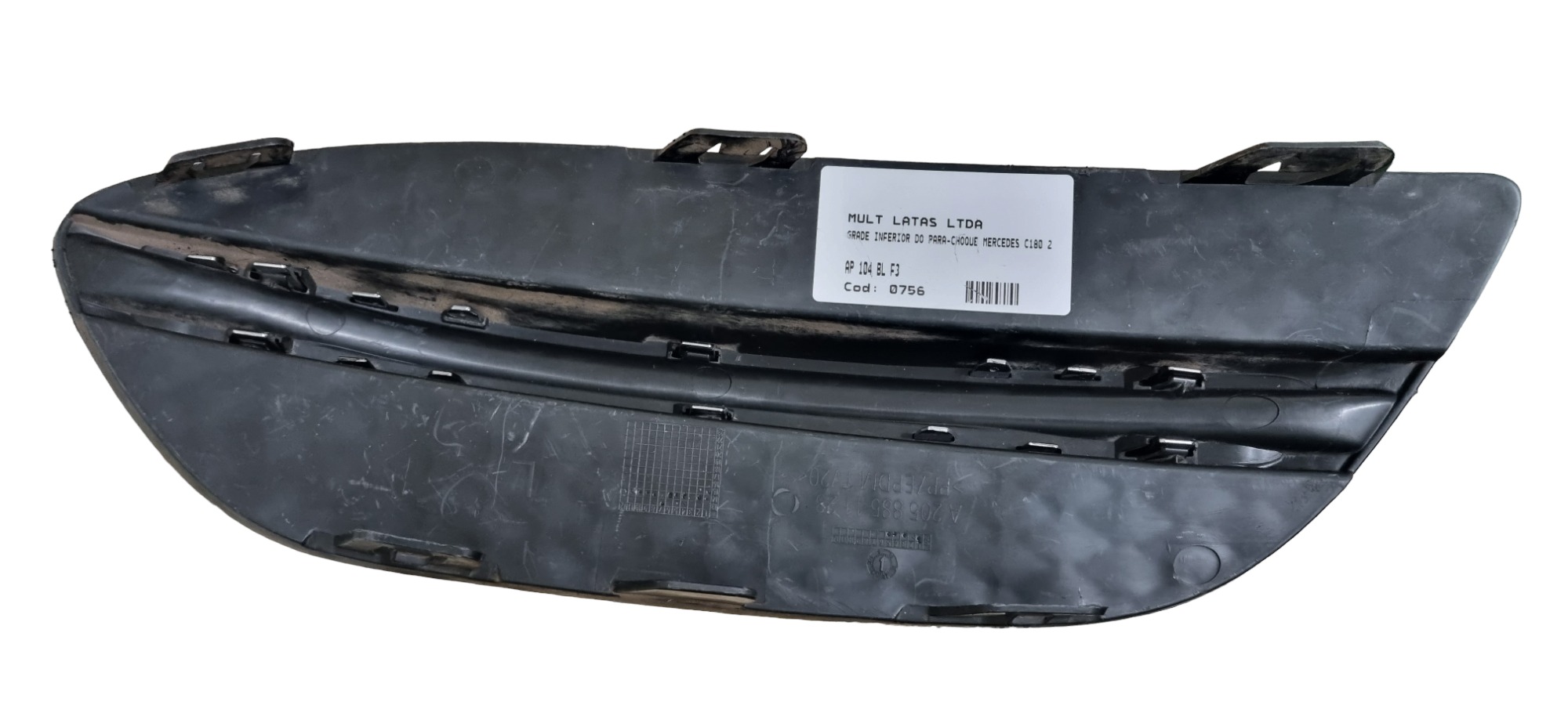 Grande Milha Esquerda Mercedes C180 2015 2016 Preto N/a 2