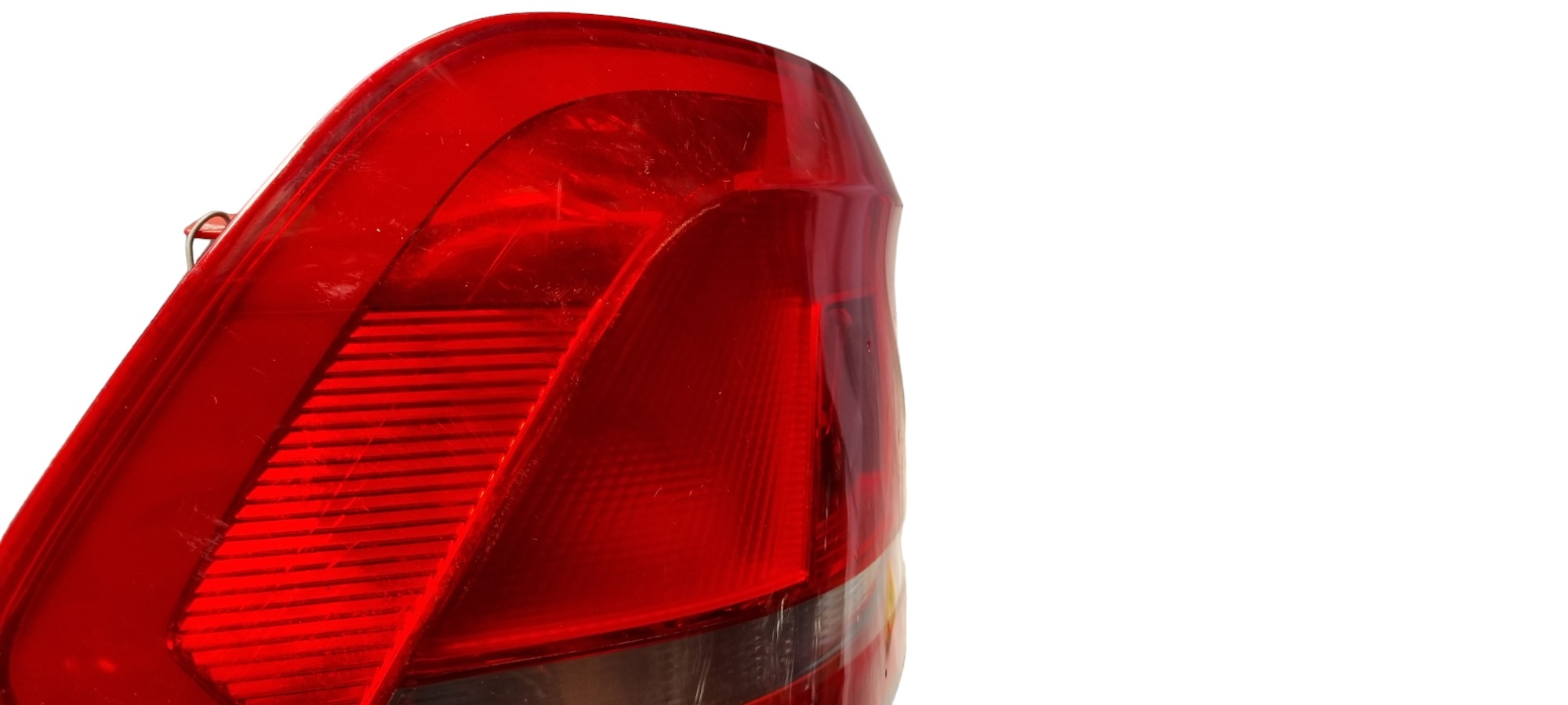Lanterna Esquerda Volkswagen Fox 2015 2018 Lente Arranhada Esquerdo Vermelho 3