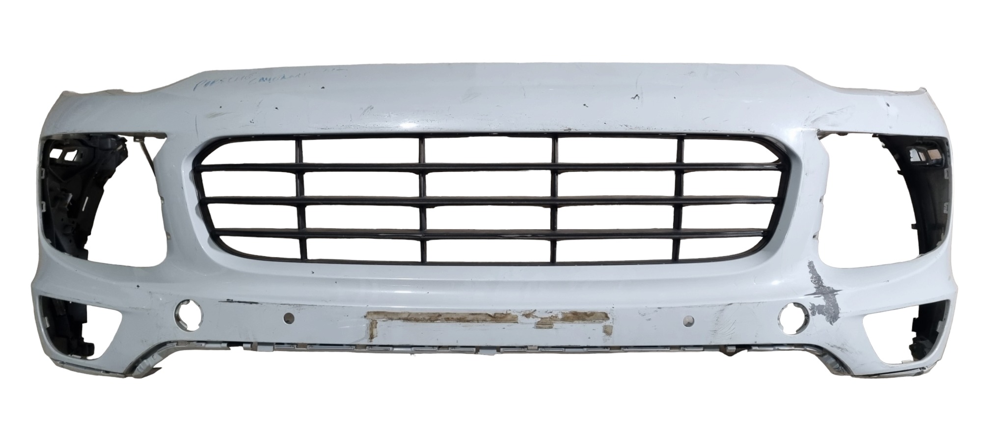 Parachoque Dianteiro Porsche Cayenne 2015 2017 Recuperado Branco