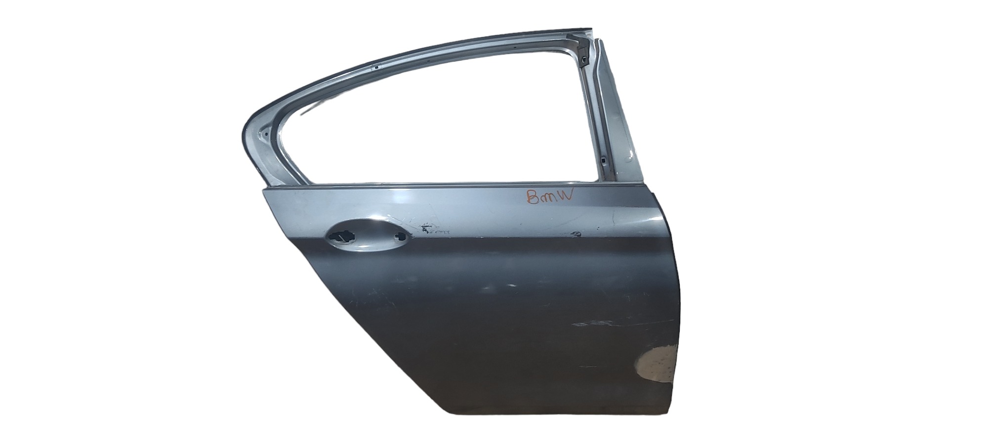 Porta Traseira Direita Bmw 520 530  Recuperado  Dianteira Direito Prata