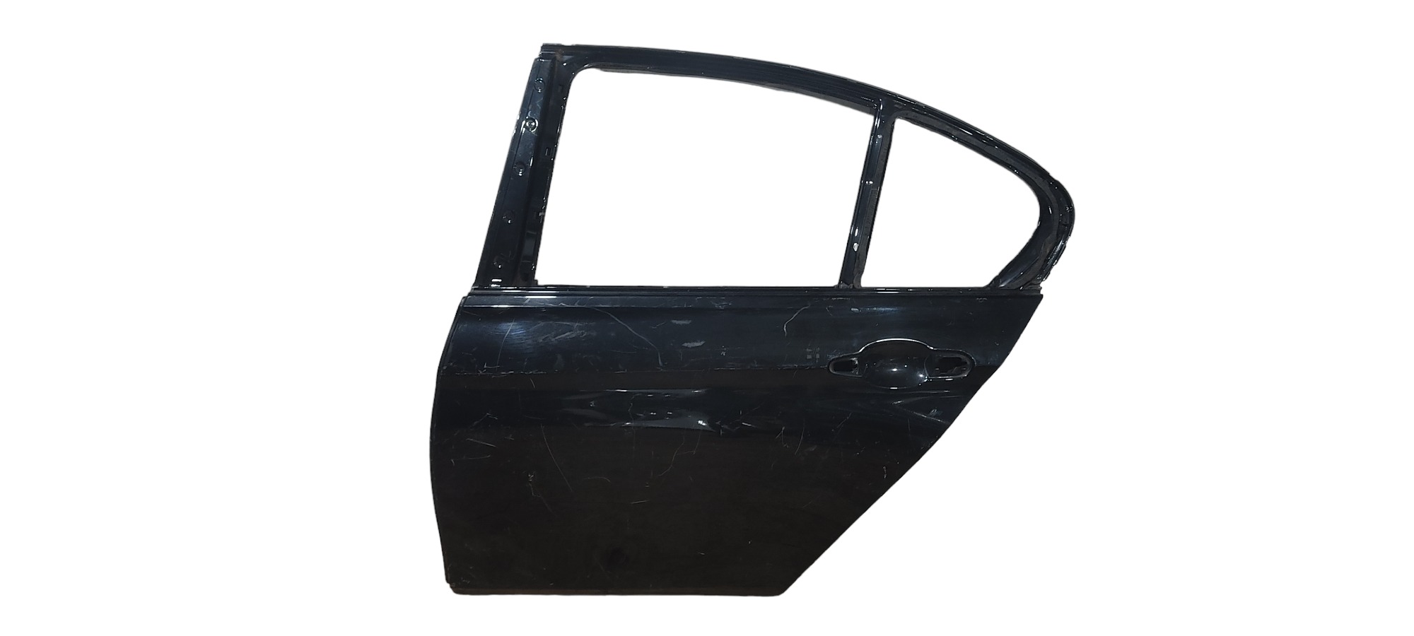 Porta Traseira Esquerda Bmw 320 328 2016 2017 Recuperado Traseira Esquerdo Preto
