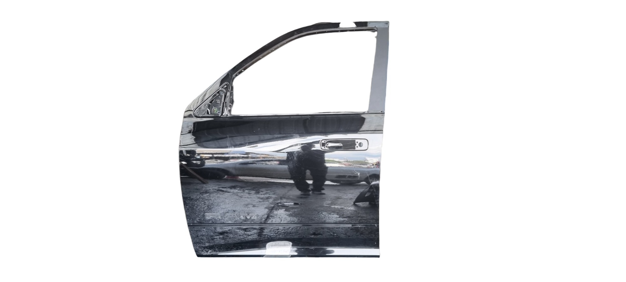 Porta Dianteira Esquerda Dodge Ram 2500 2021 Recuperado  Dianteira Esquerdo Preto