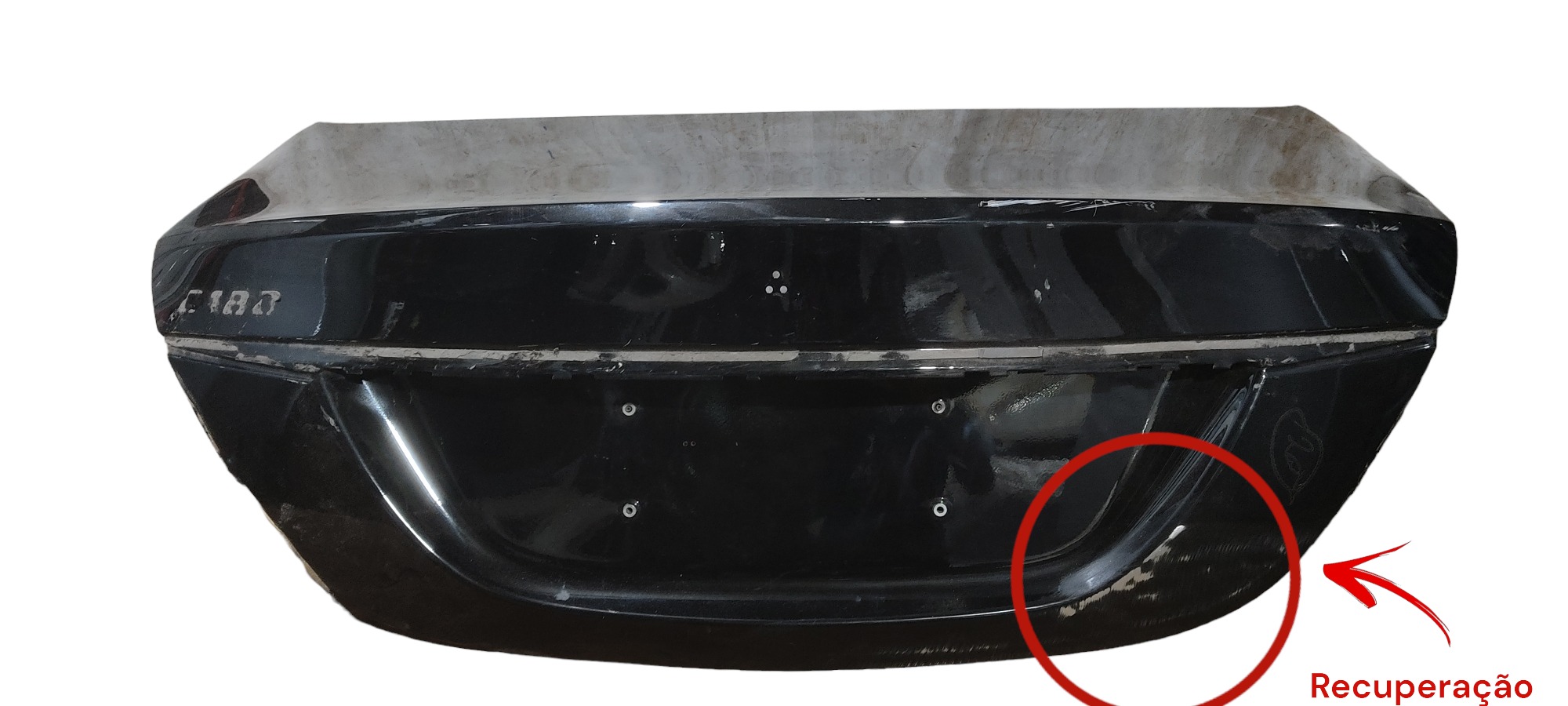 Mercedes C180 Tampa Traseira 2016 2017 2018 2019 Preto 3