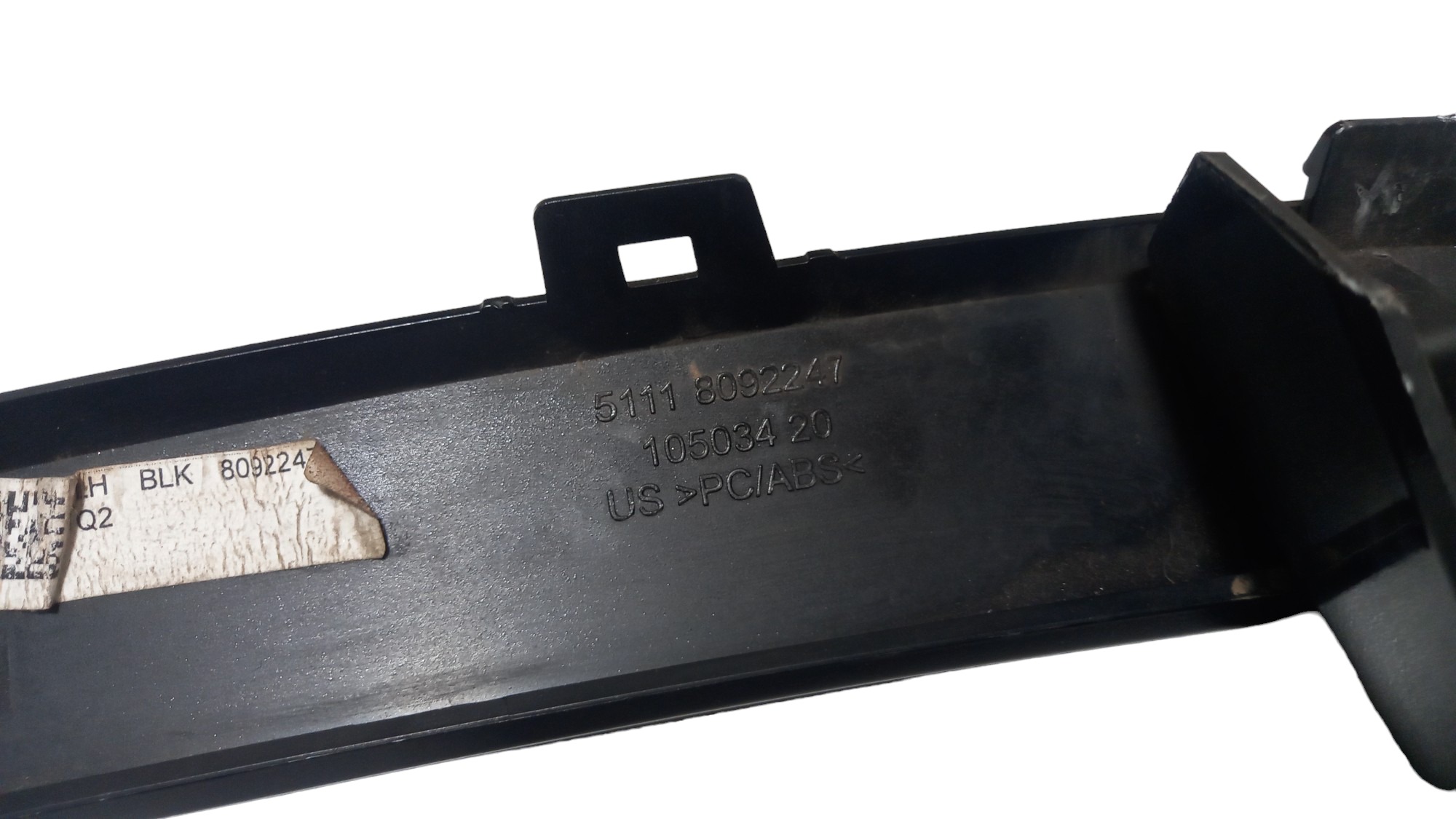 Moldura Milha Esquerdo Bmw X6 2020 2011 Preto Esquerdo 5