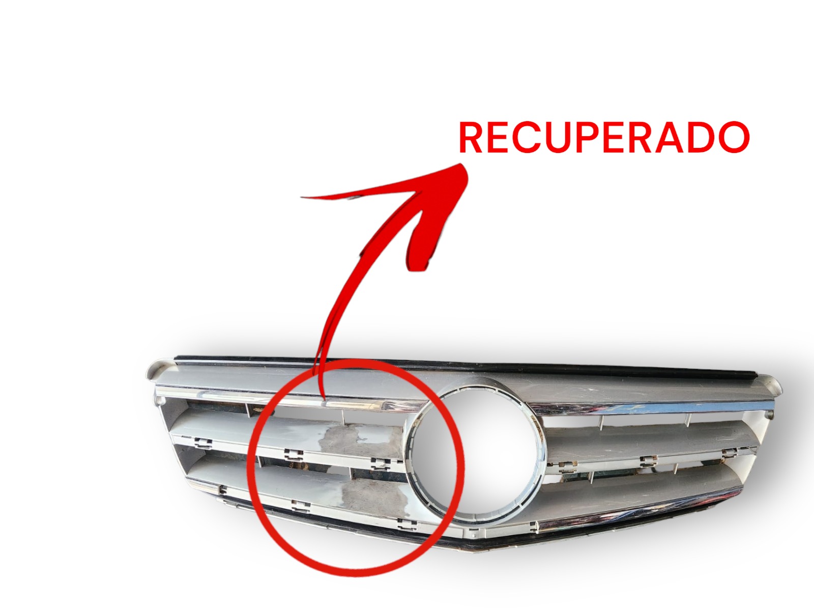 Grade Mercedes C180 C200 2012 2013 2014 Recuperada 2