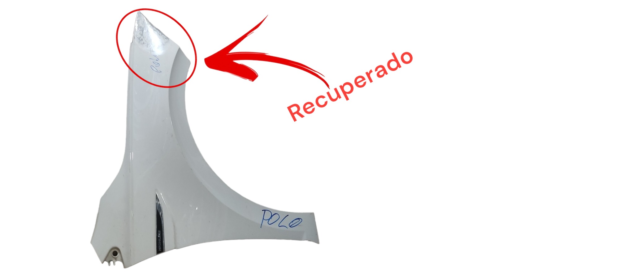 Paralama Direito Volkswagen  Polo 2018 2019 2020 2021