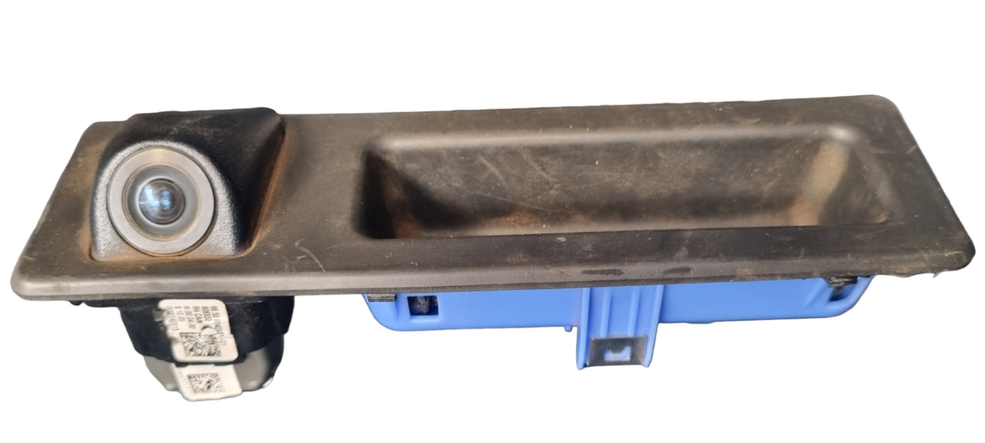 Puxador Da Mala Bmw 5124736875 Com Câmera De Ré Preto Traseira