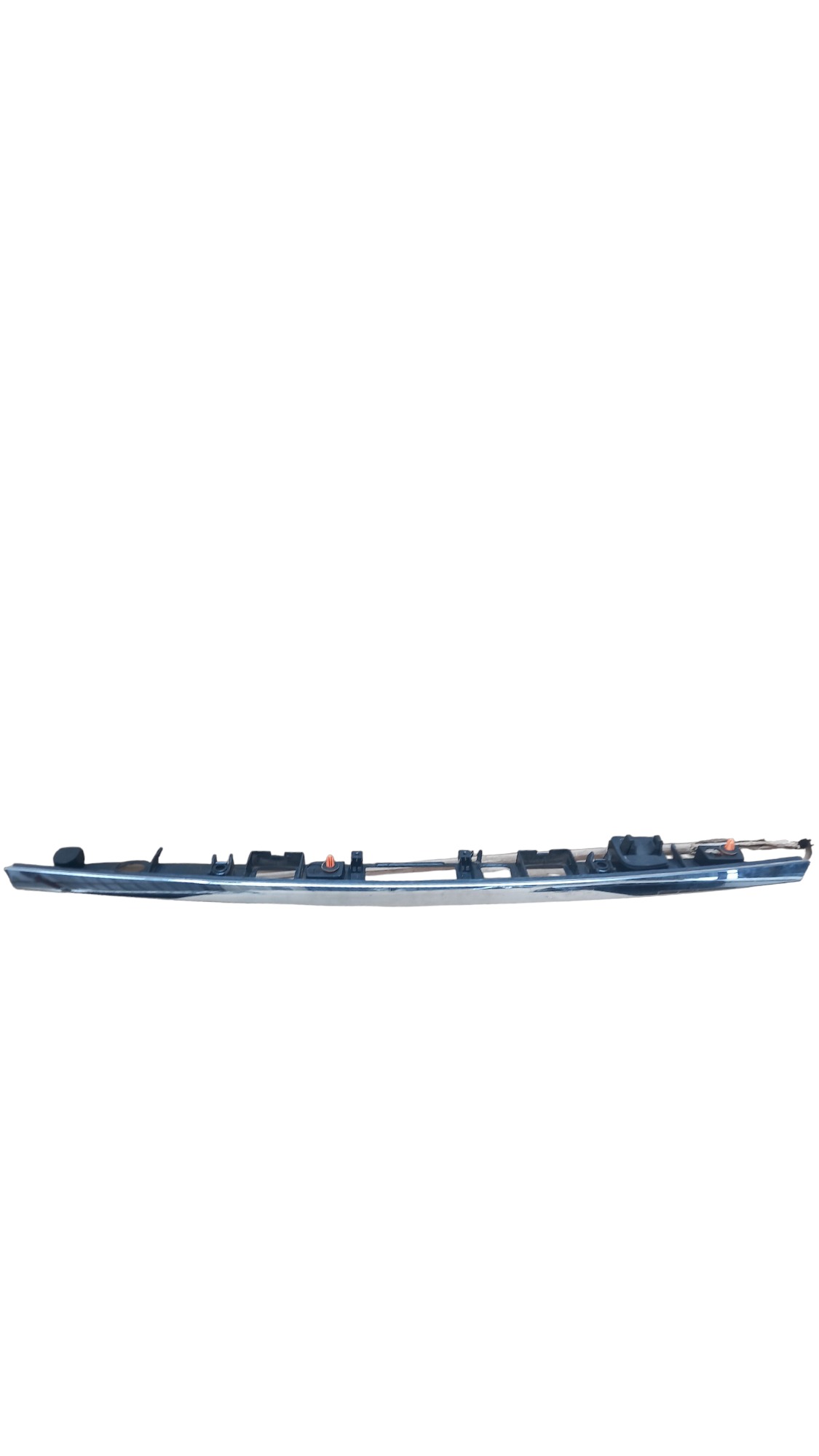 Moldura Cromada Suporte Placa Mercedes C180 C200 2012 2013 10