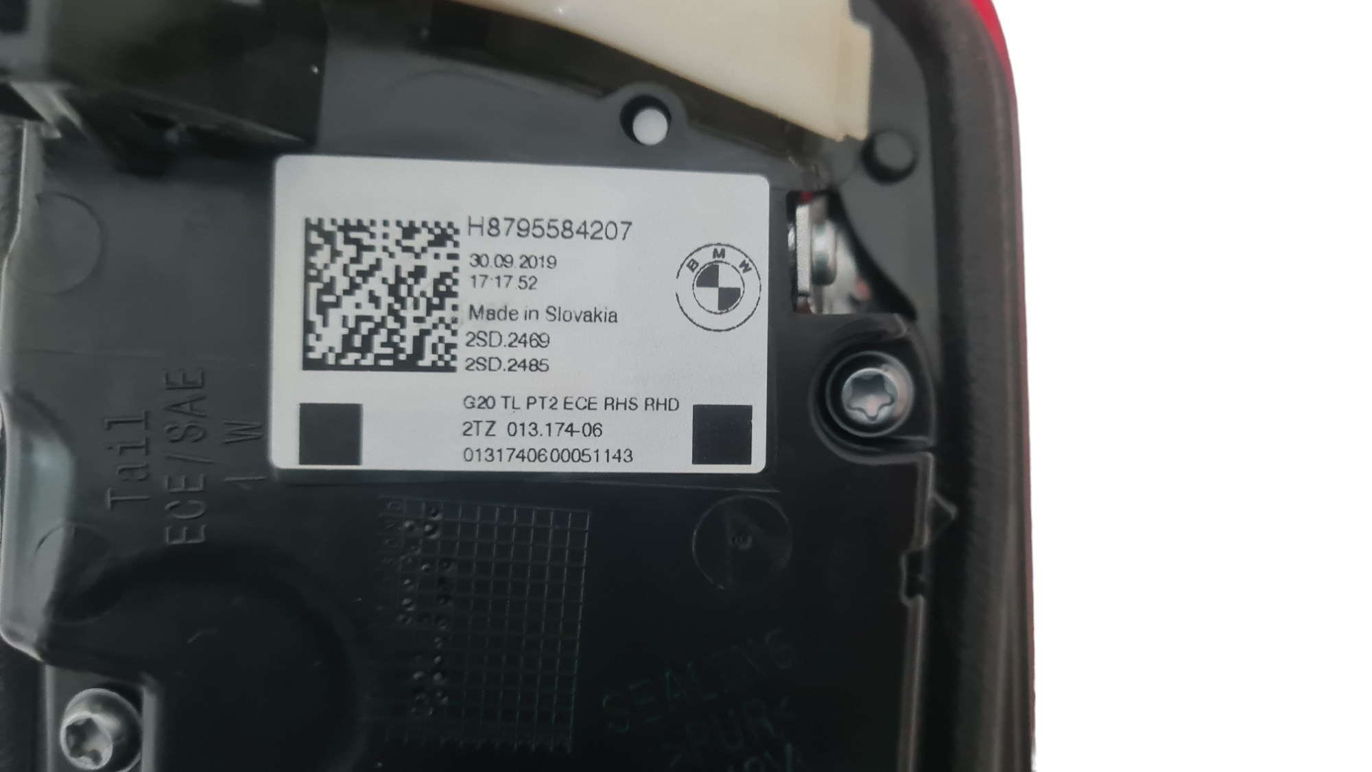 Lanterna Mala Bmw 320i G20 2020 2021 4