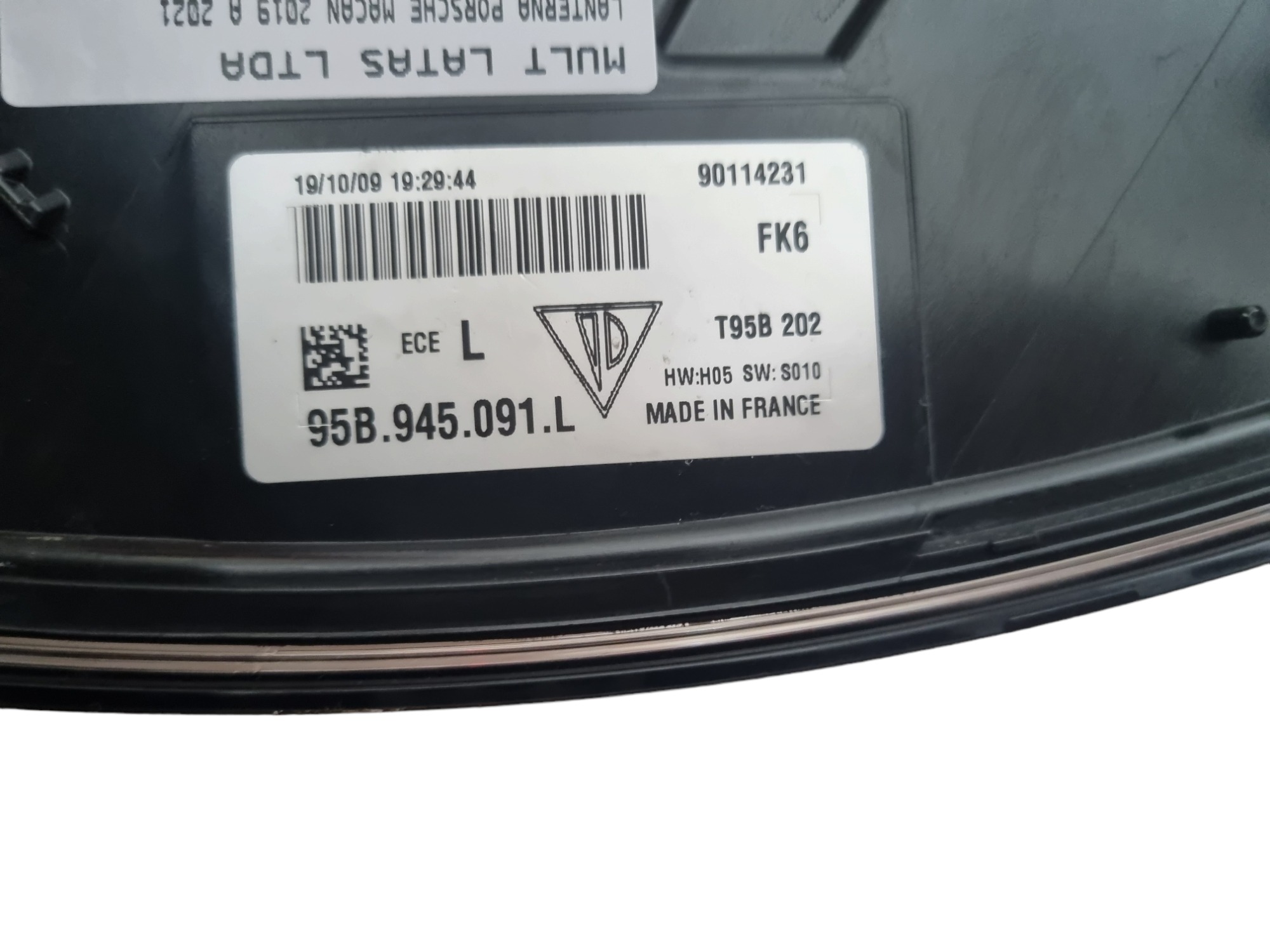 Lanterna Esquerda Porsche Macan 2019 2020 2021 Esquerdo Vermelha 5
