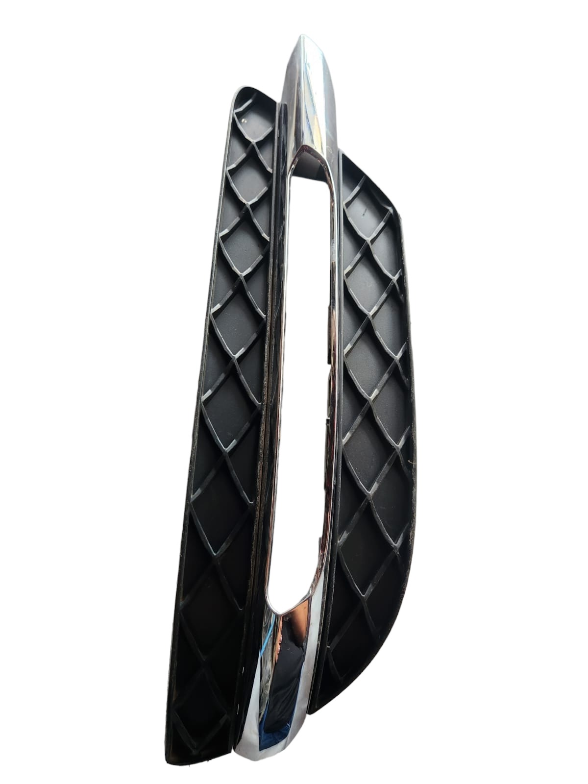 Grade Da Milha Esquerdo Mercedes C180 2012 2014 Preto Esquerdo
