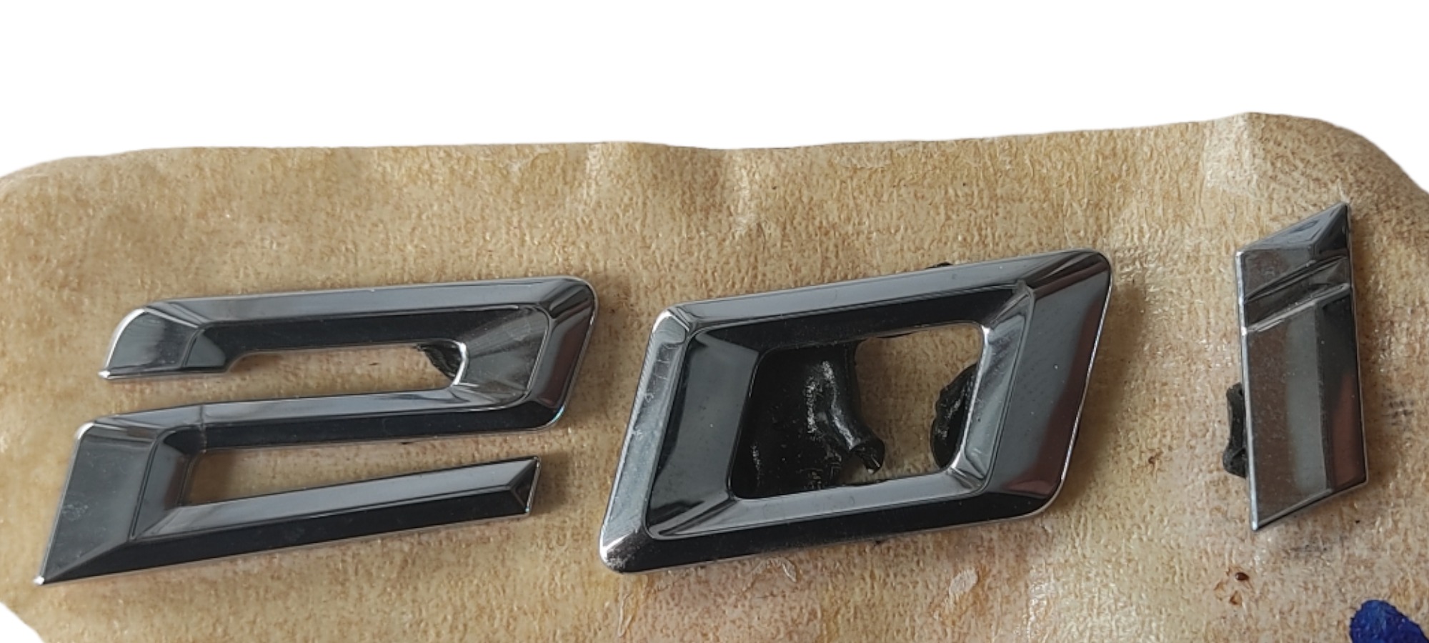 Letras Emblema Bmw 320i Cromado Cromado 1