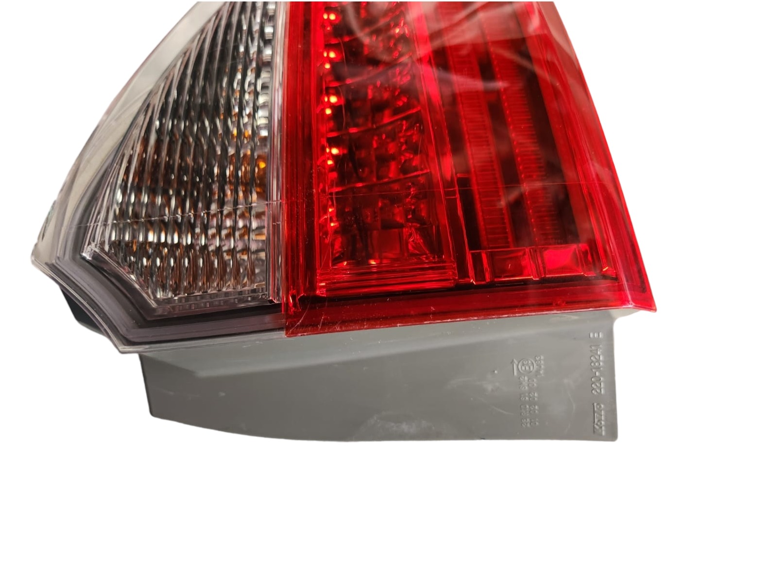 Lanterna Direita Honda City 2019 Led lente Arranhada Direito Vermelho 9